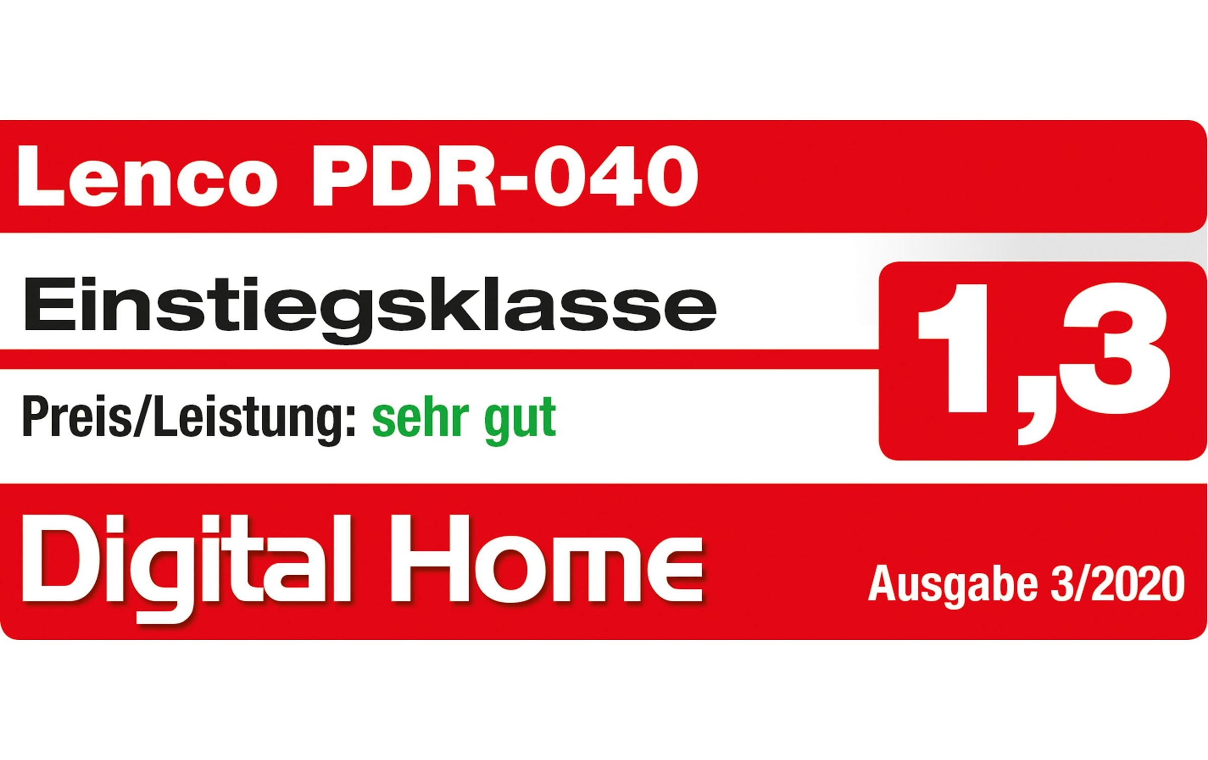Lenco Digitalradio (DAB+) »PDR-040, Portables DAB+ Radio« ( Digitalradio (DAB+) )