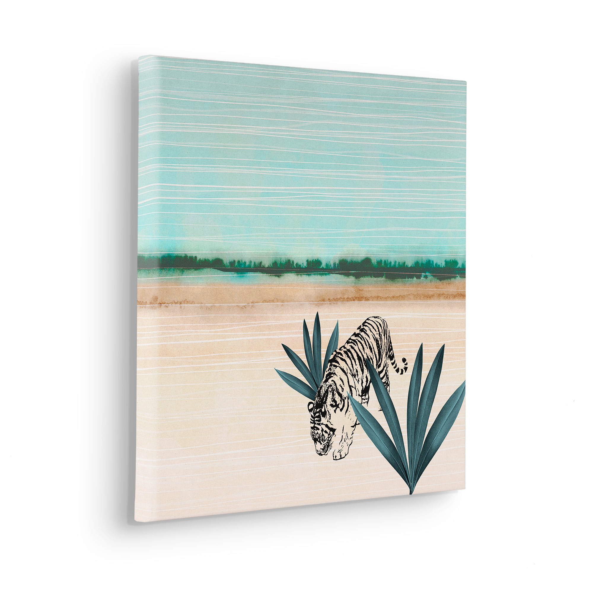 Komar Leinwandbild »Wild One - Grösse 40 x 40 cm«, Natur, (1 St.), Keilrahmenbild mi Echtholzrahmen
