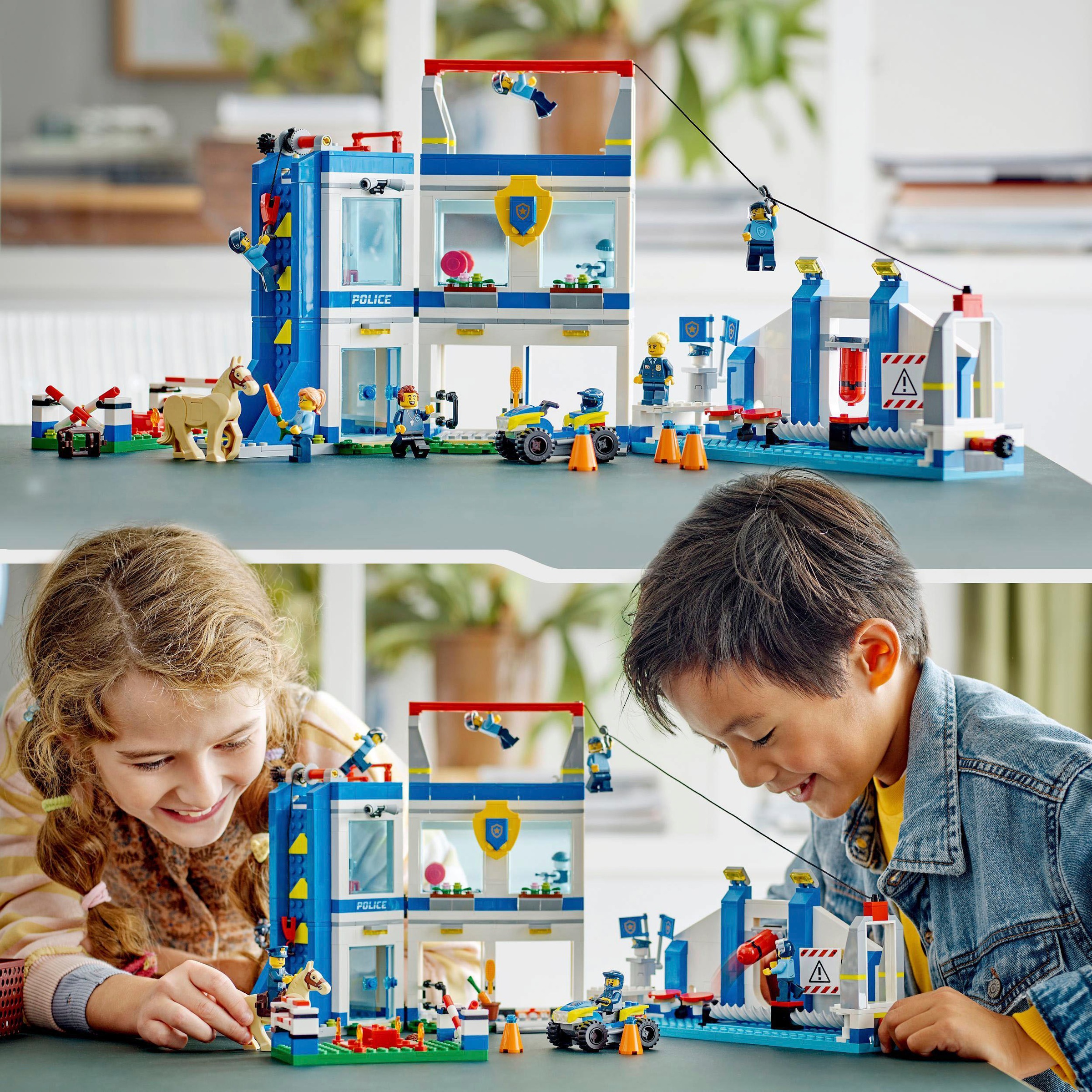LEGO® Konstruktionsspielsteine »Polizeischule (60372), LEGO® City«, (823 St.), Made in Europe