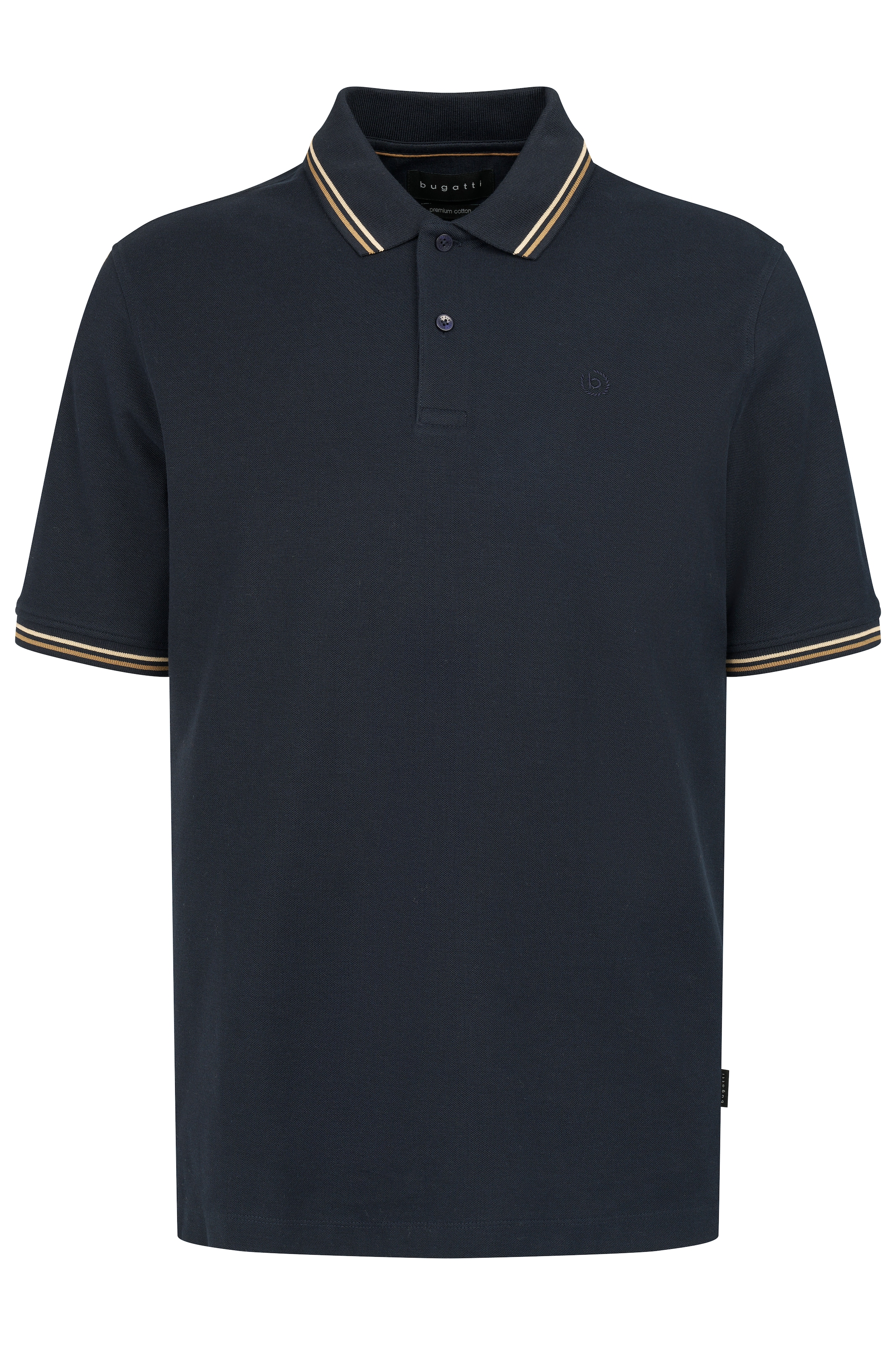 bugatti Poloshirt, mit Logostickerei