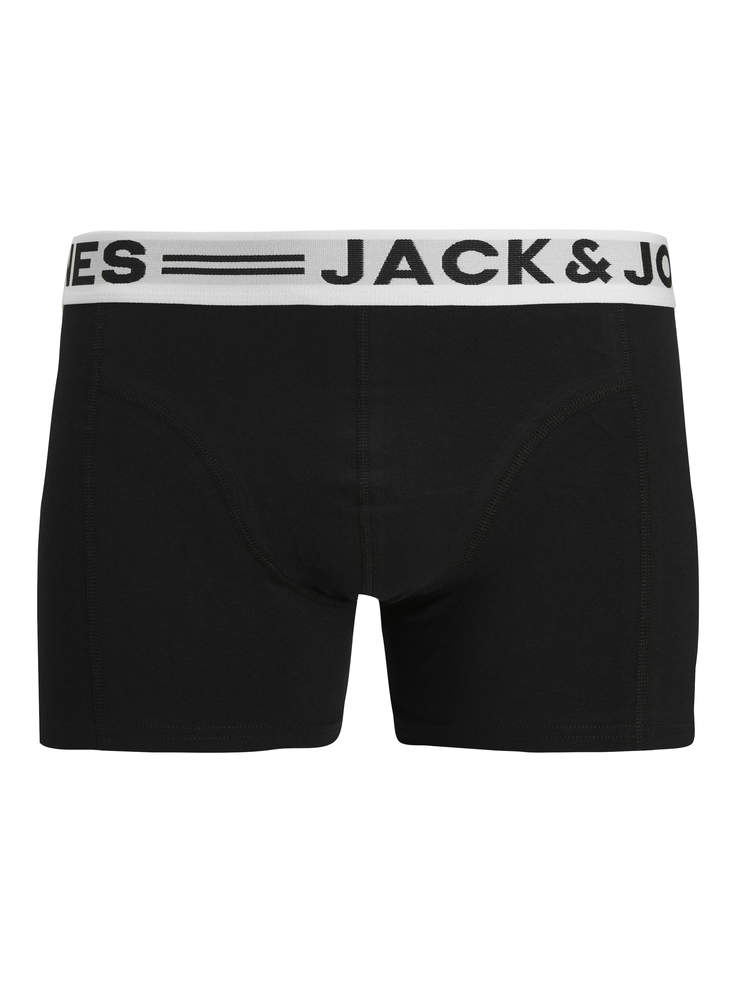 Jack & Jones Boxer »Sense Trunks« Paquet, 3er-Pack, 3 cuis Baumwollmischung, elastisches Bündchen