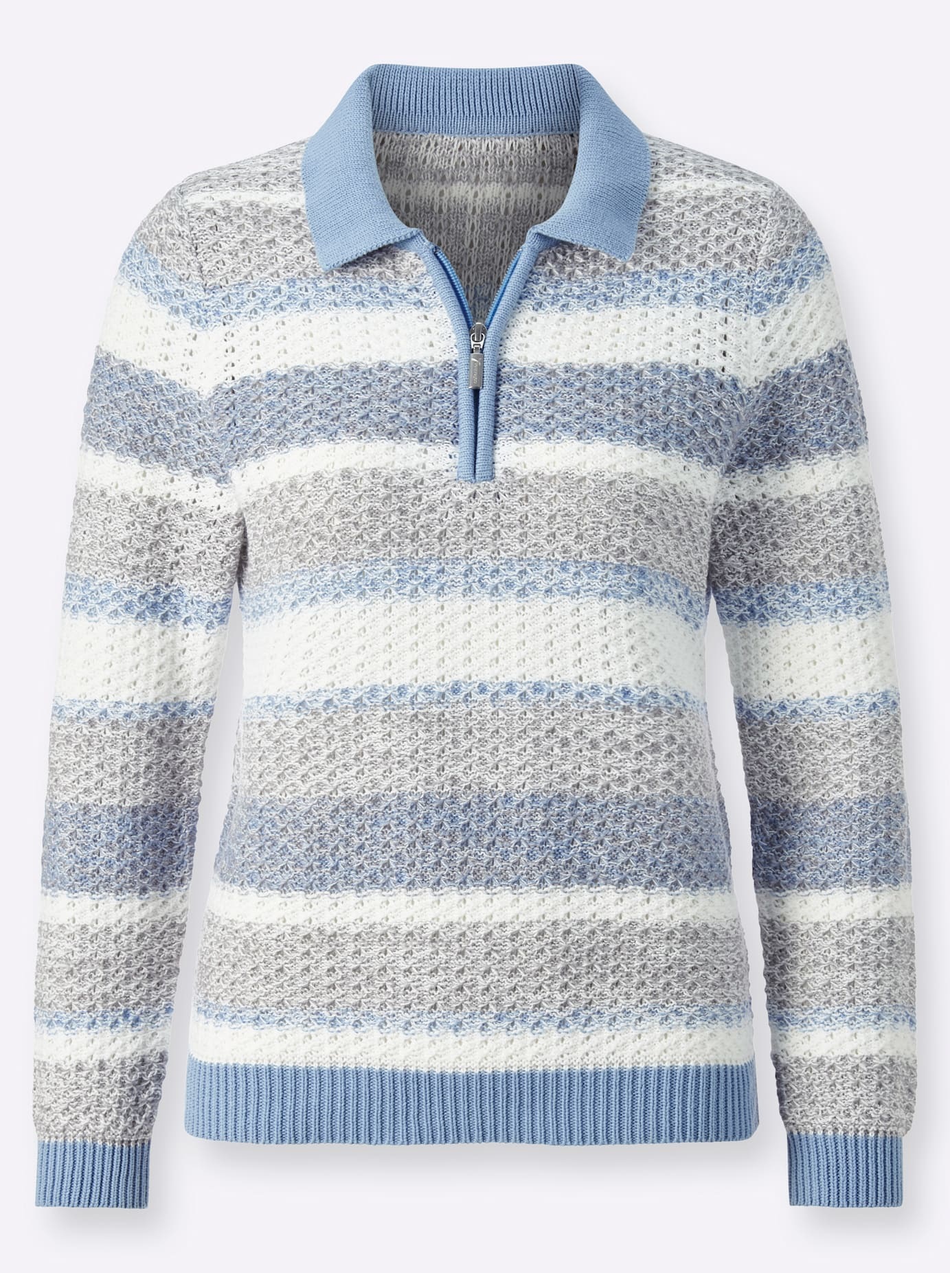 Casual Looks Polokragenpullover »Polopullover«
