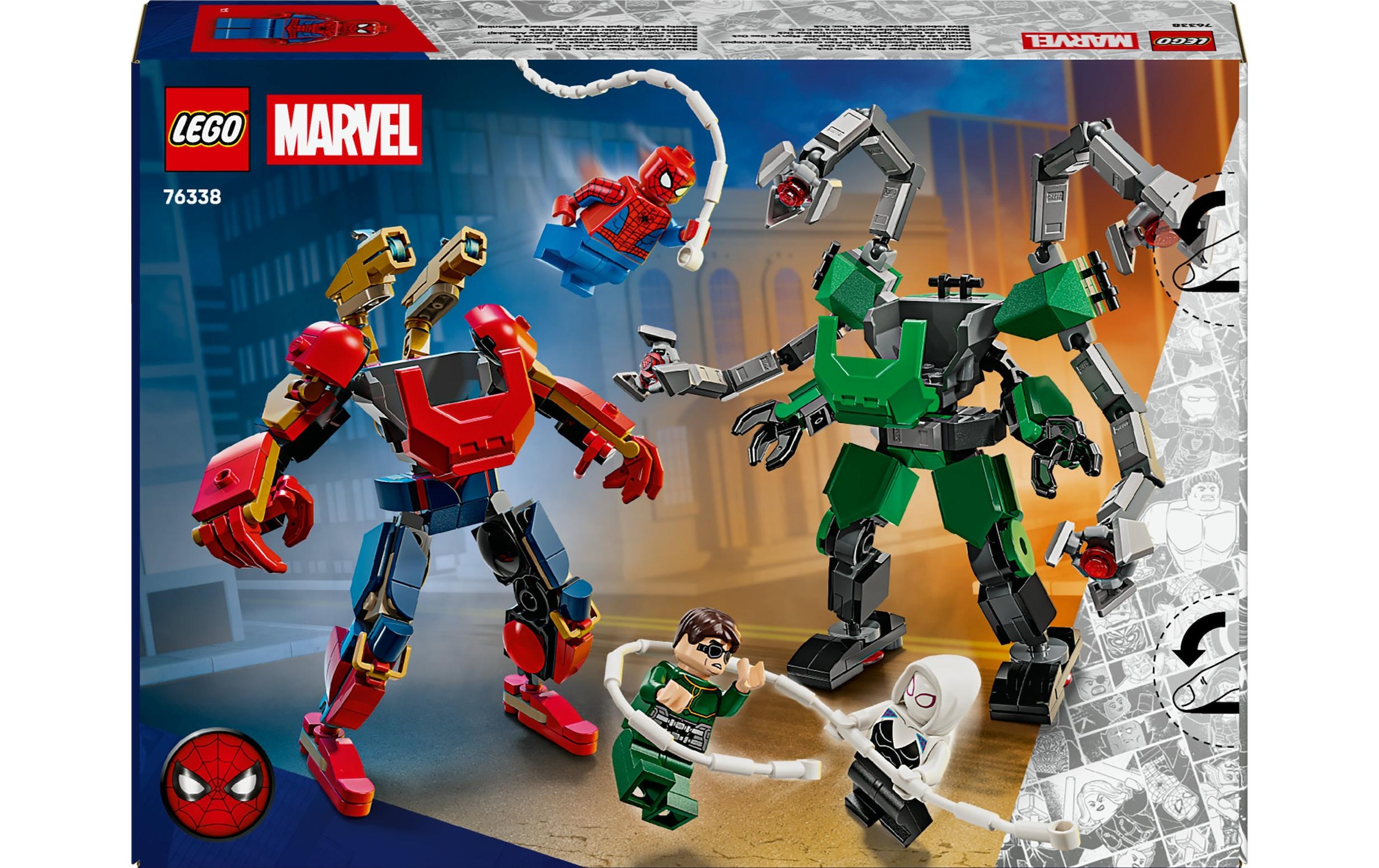   Konstruktionsspielsteine »Marvel Mech-Duell: Spider-Man vs. Doc Ock 76338« Kategorie: Fantasy-Welt