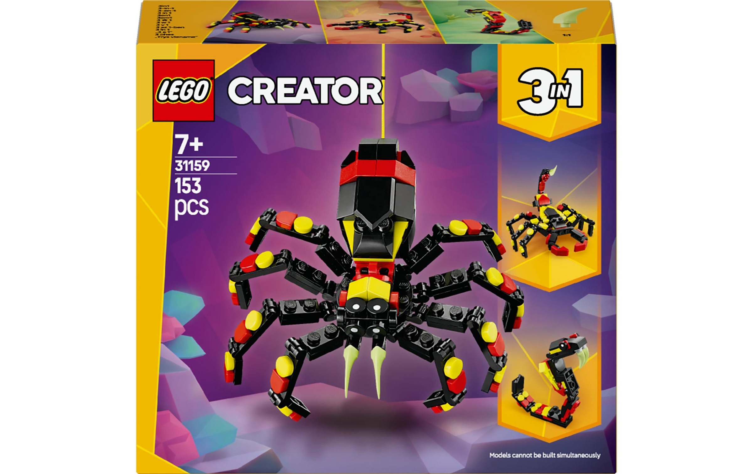 Image of LEGO Spielbausteine "Creator Wilde Tiere: Überraschungsspinne 31159"