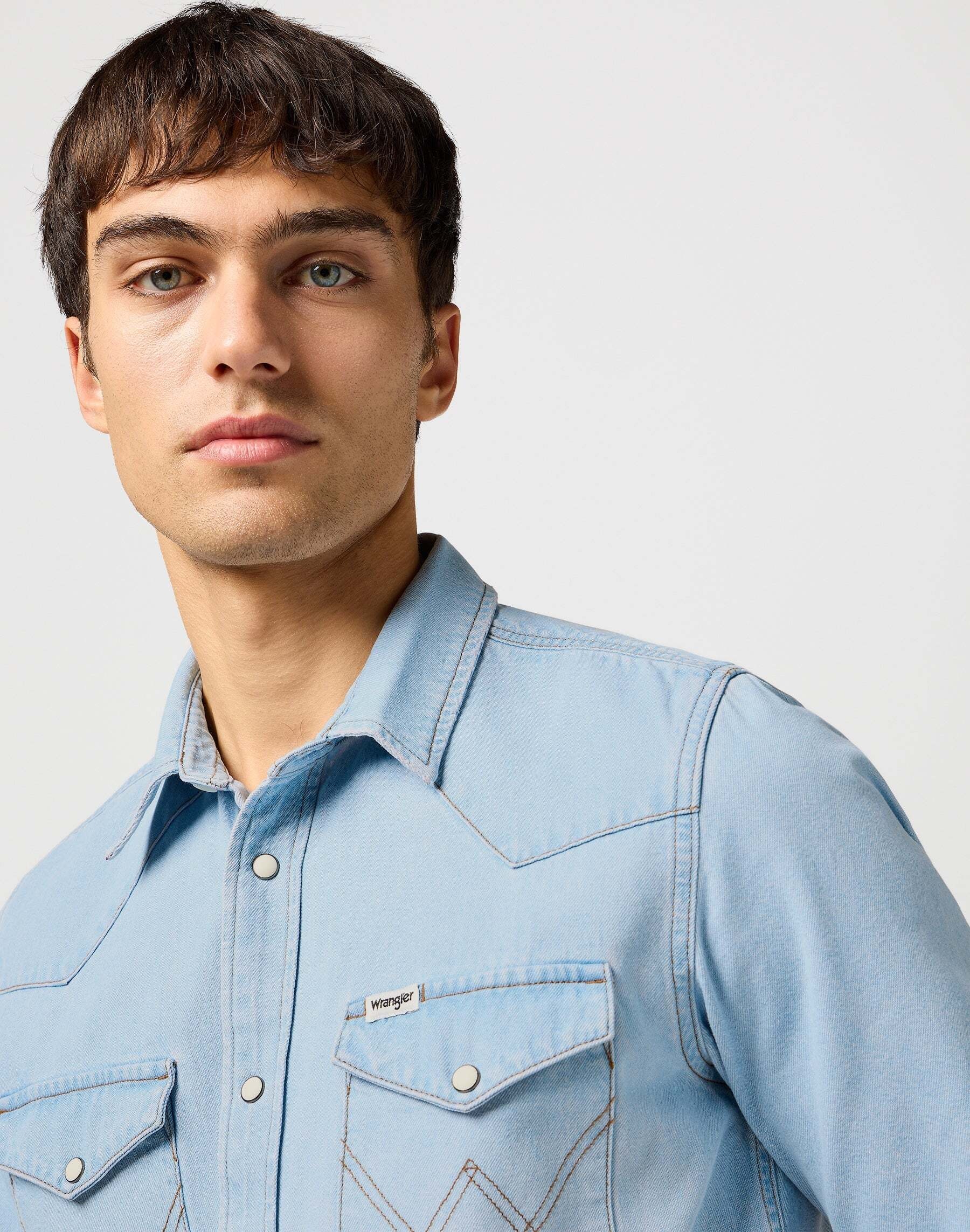 Wrangler Jeanshemd »WRANGLER Jeanshemd Ss Western Shirt«