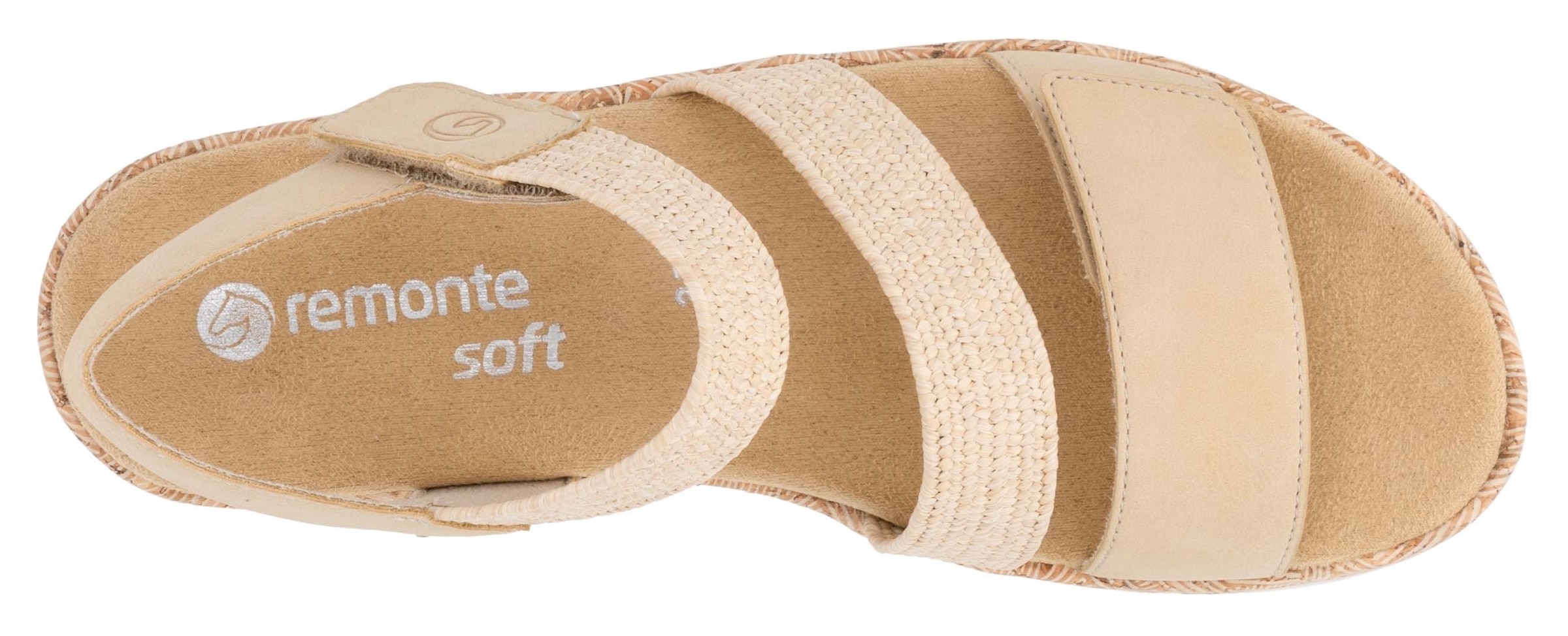 Remonte Keilsandalette  Riemchensandale, Bequemschuh, Sommerschuh mit Soft-Fussbett