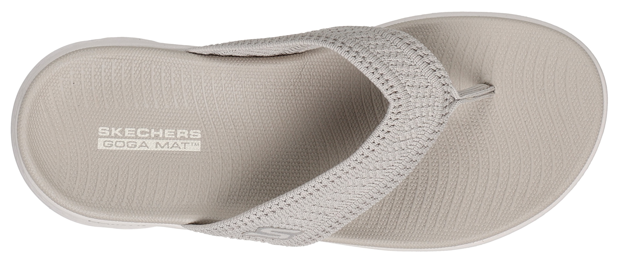 Skechers Zehentrenner »GO WALK FLEX SANDAL«  Badeschuh, Strandschuh, Sommerschuh mit Goga Mat Fussbett