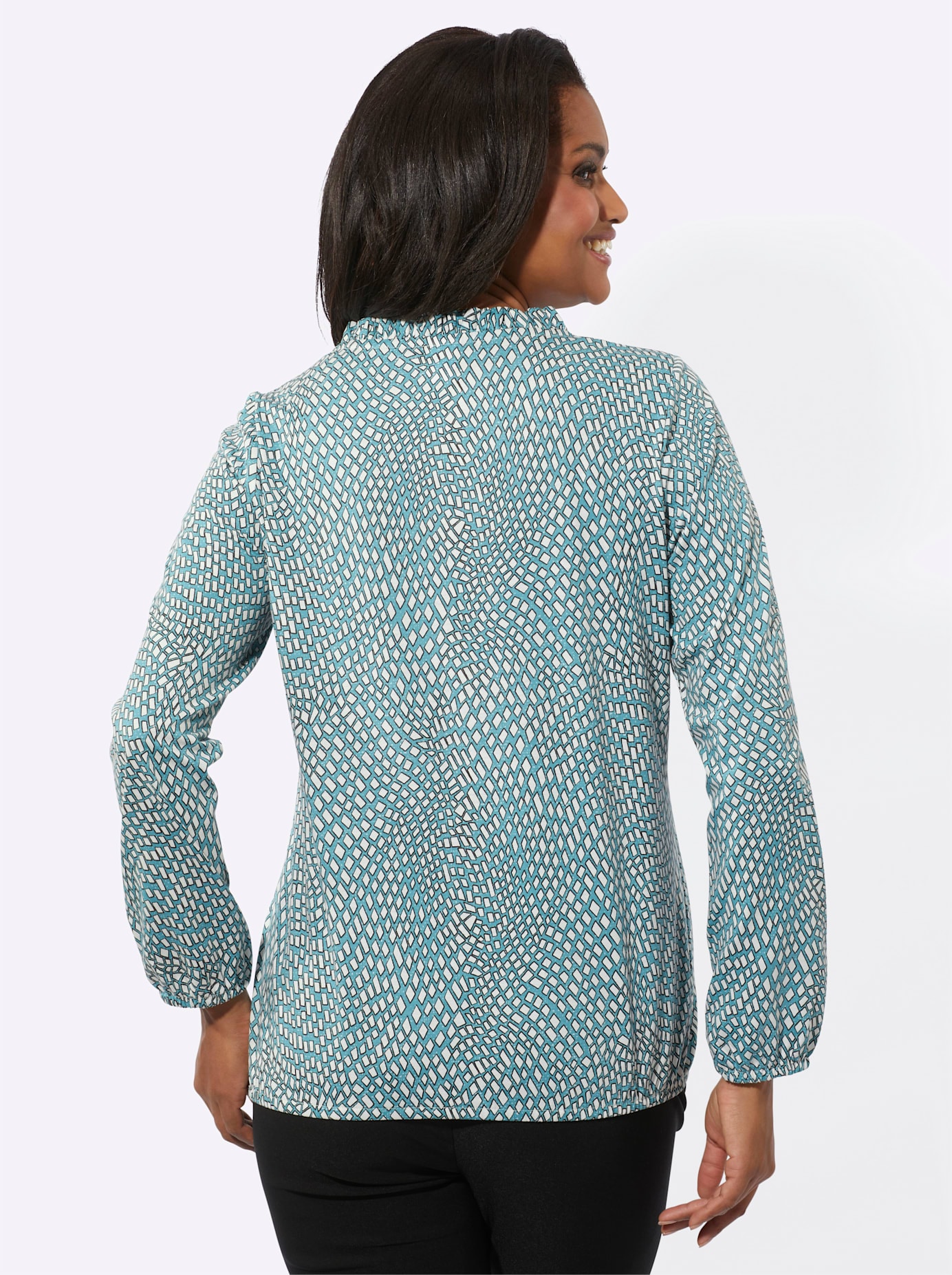 Inspirationen Langarmshirt »Druck-Shirt«, (1 tlg.)
