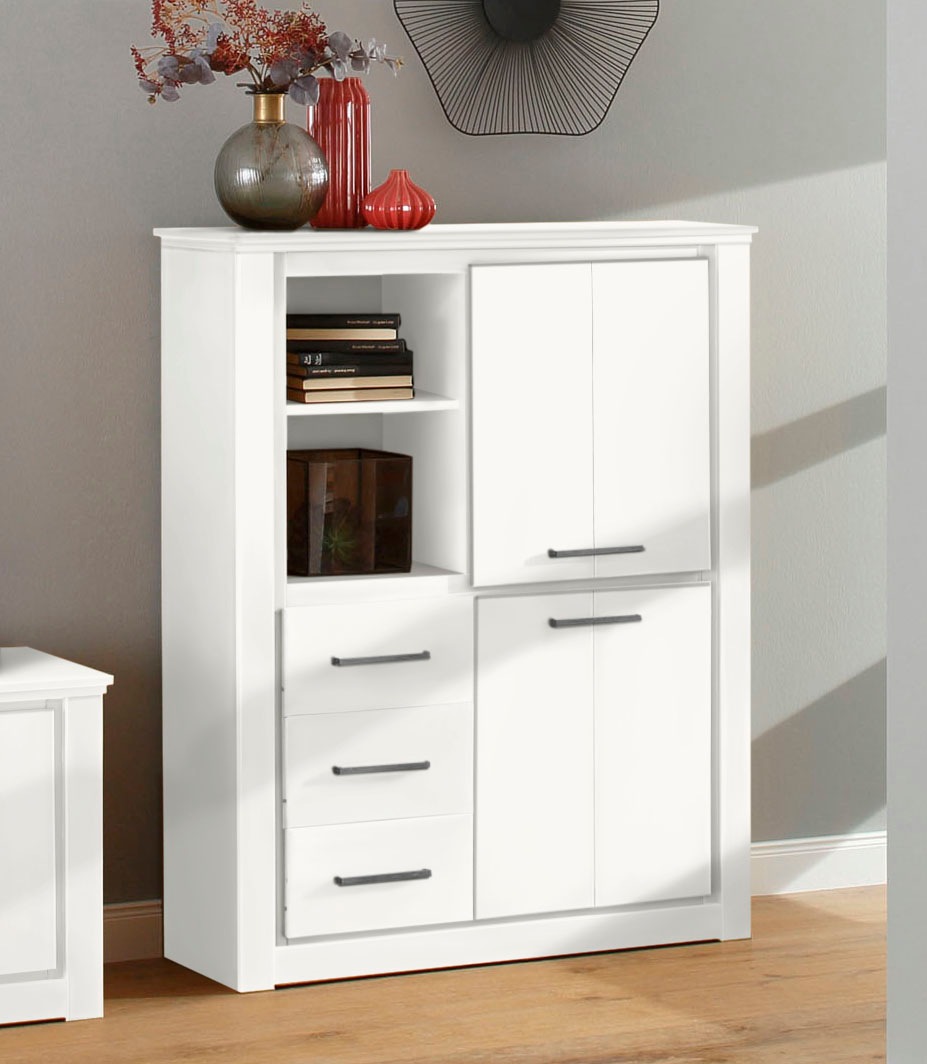 Image of Home affaire Highboard »Celia«, mit einer schönen Holzstruktur und edlen Metallgriffen bei Ackermann Versand Schweiz