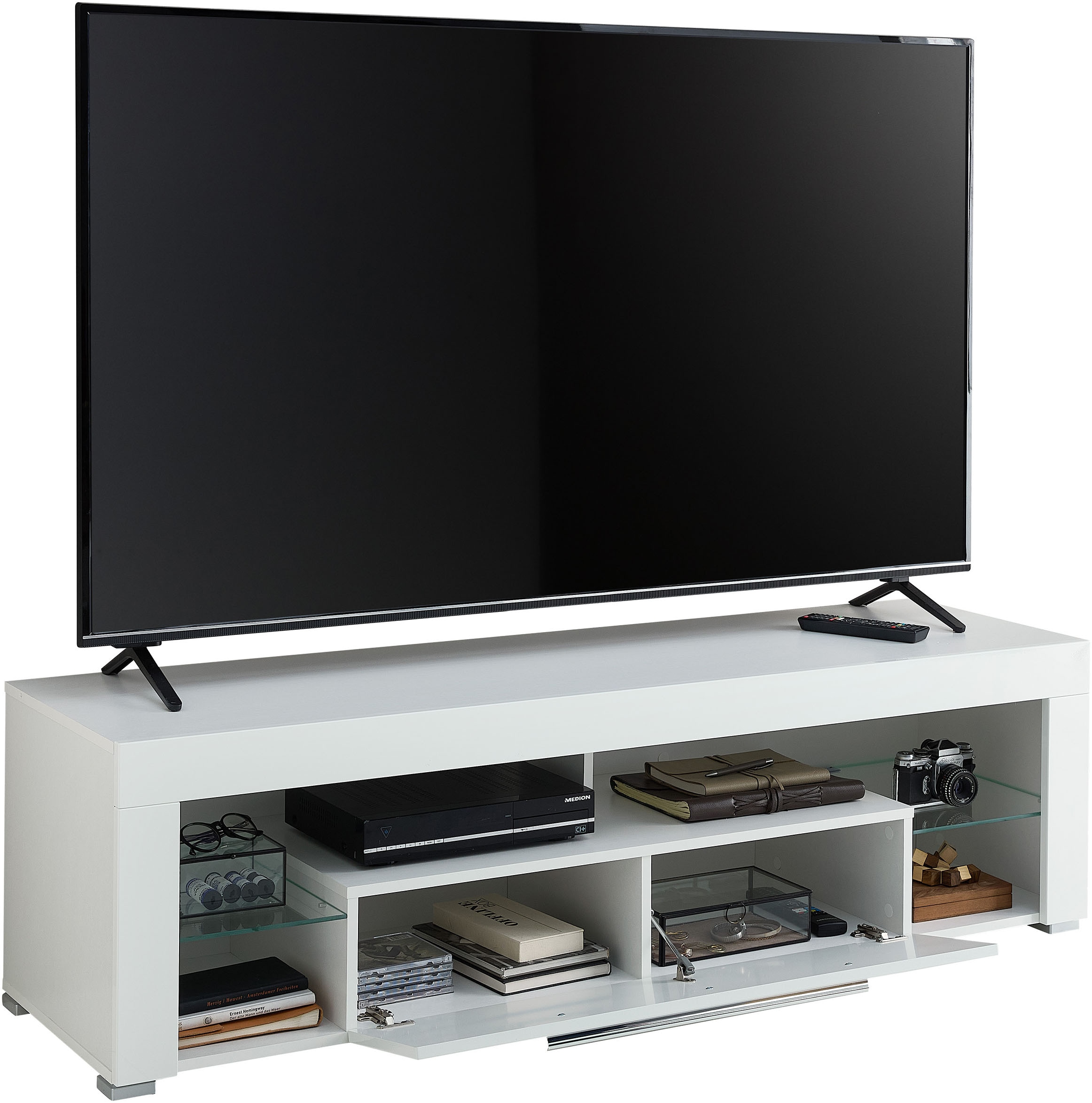 Stolkom Meuble TV »Goal« Oberboden bis 25 kg belastbar, 1 Klappe mit Griff