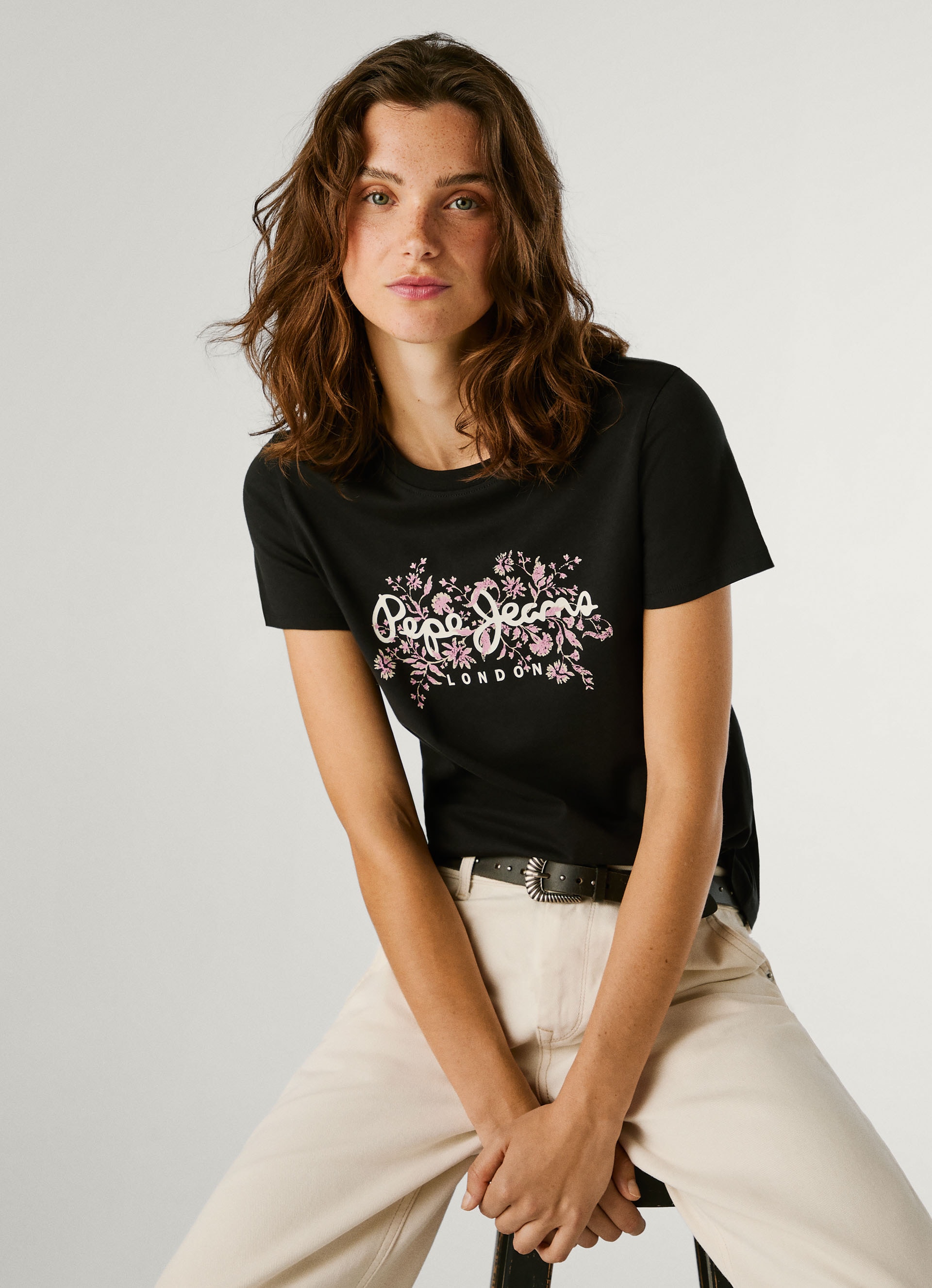 Pepe Jeans T-Shirt »BERO« Rundhals, mit Print