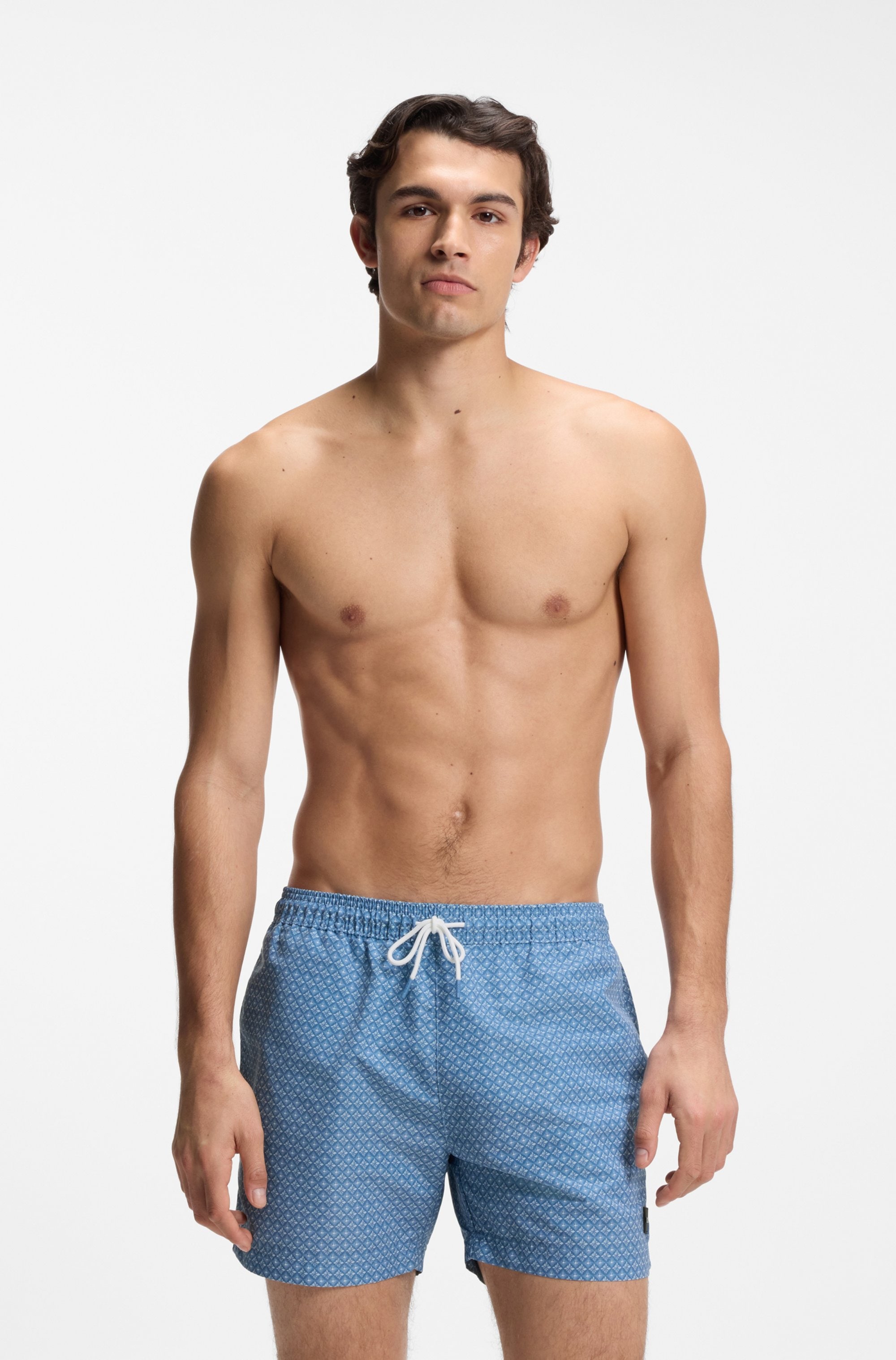 Image of BOSS Badeshorts "Vibe" mit Allover-Druck