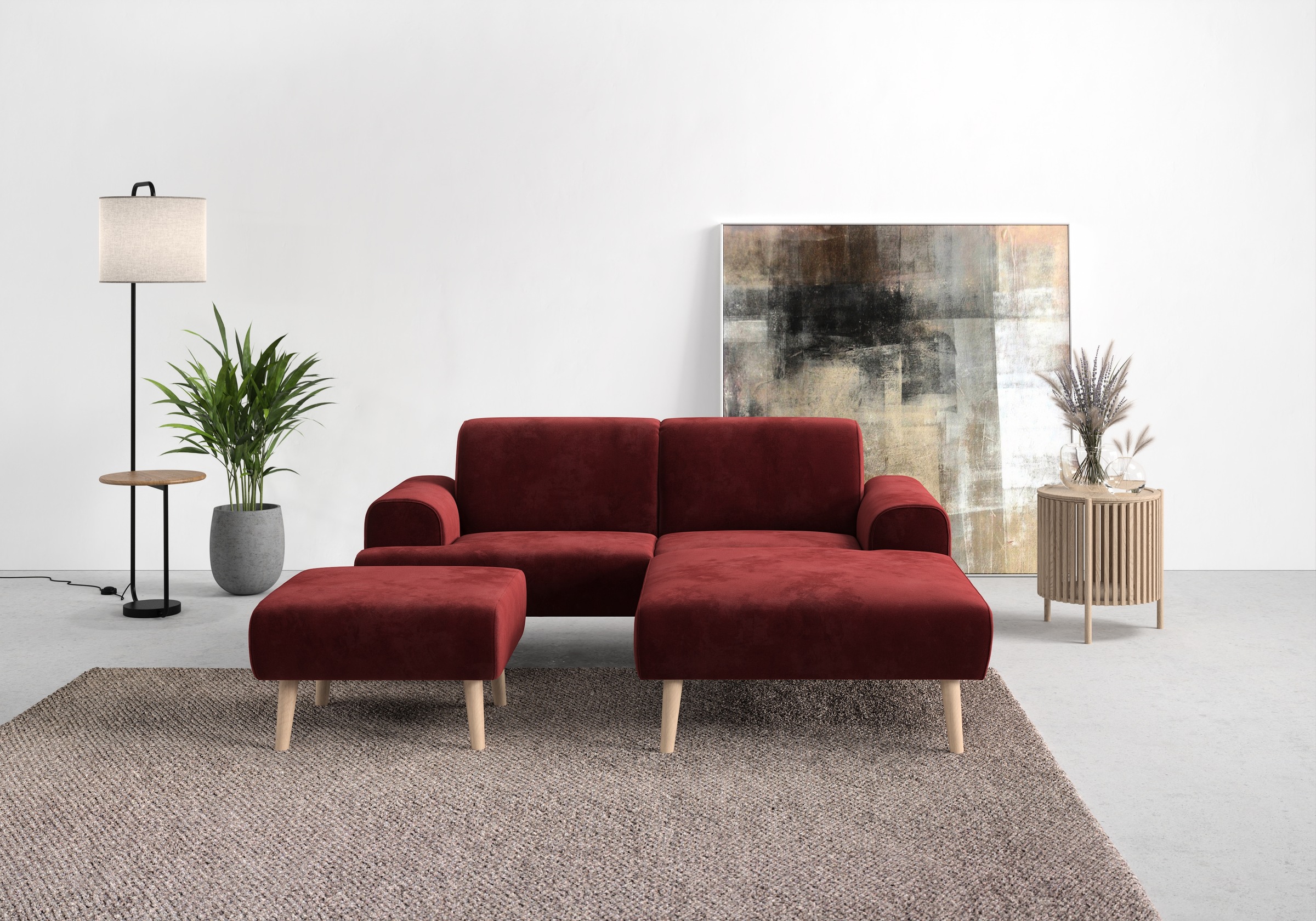 andas Ecksofa »Swift L-Form«, Federkern-Polsterung, B/T/H: 192/83/176 cm