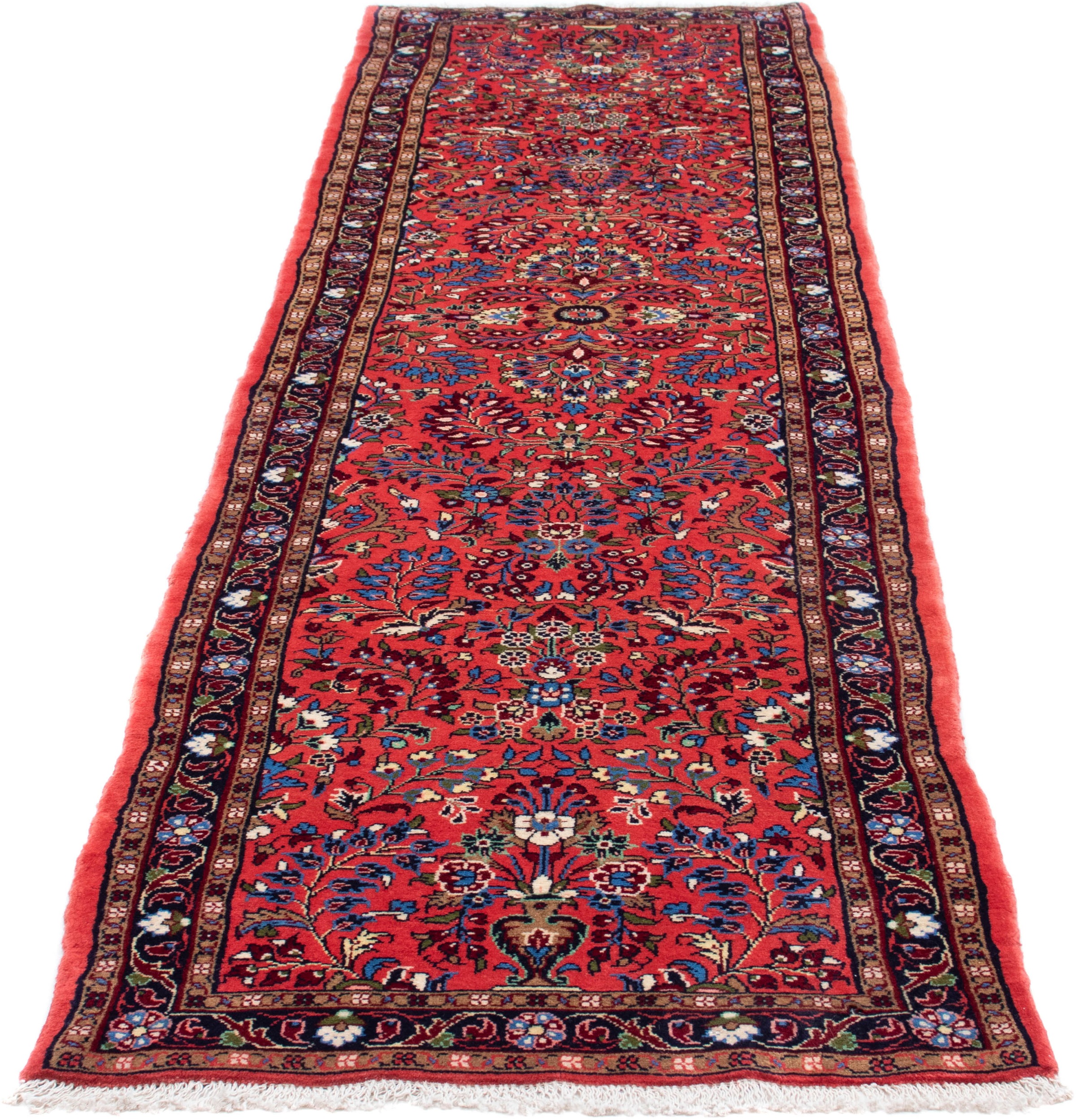 Image of morgenland Orientteppich »Perser - Nomadic - 288 x 80 cm - rot«, rechteckig, 10 mm Höhe, Wohnzimmer, Handgeknüpft, Einzelstück mit Zertifikat bei Ackermann Versand Schweiz
