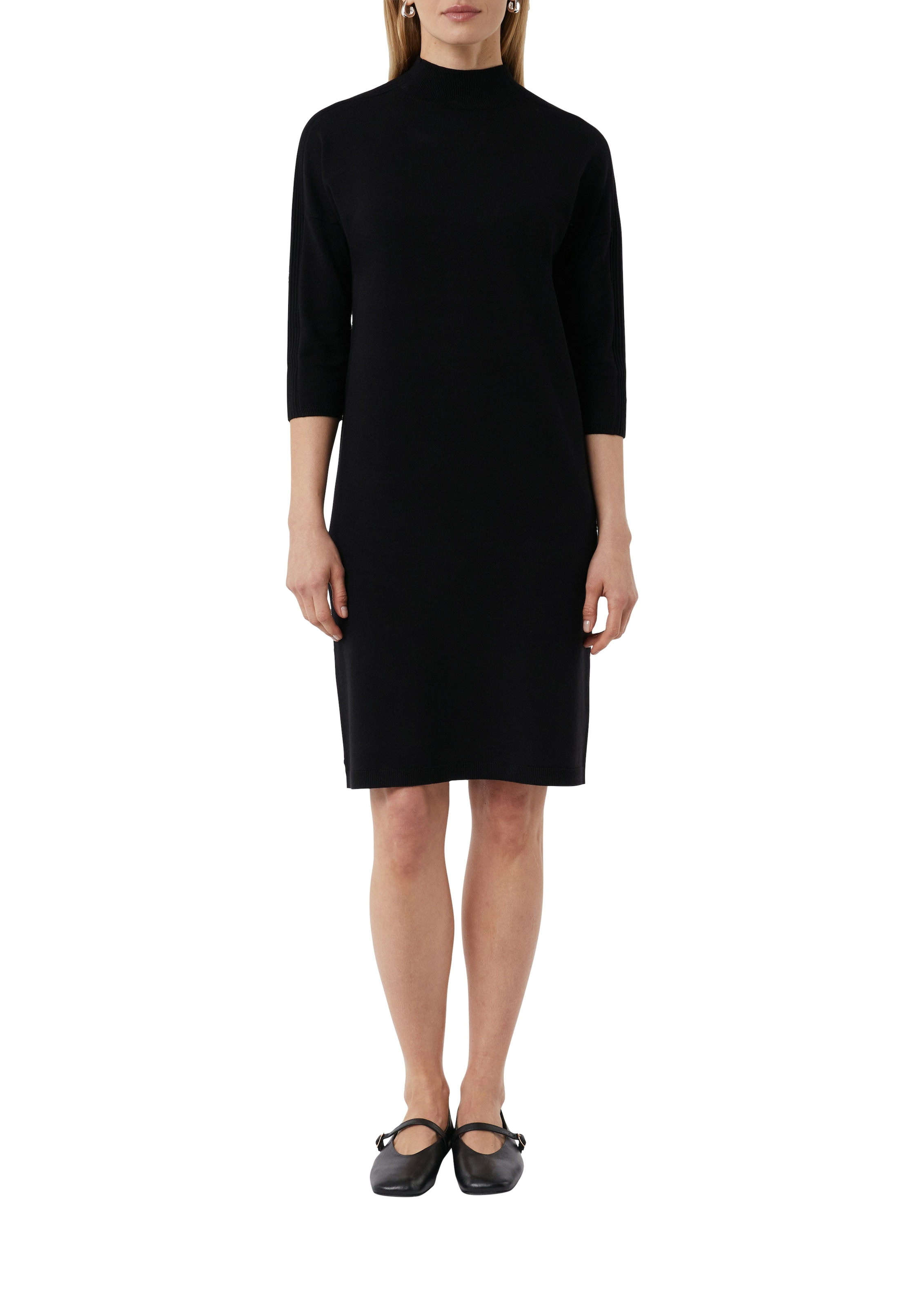 Image of Comma Strickkleid mit überschnittenen Schultern