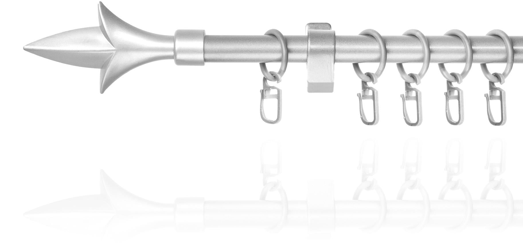 LICHTBLICK ORIGINAL Gardinenstange »Lilie«, 1 läufig-läufig, Fixmass