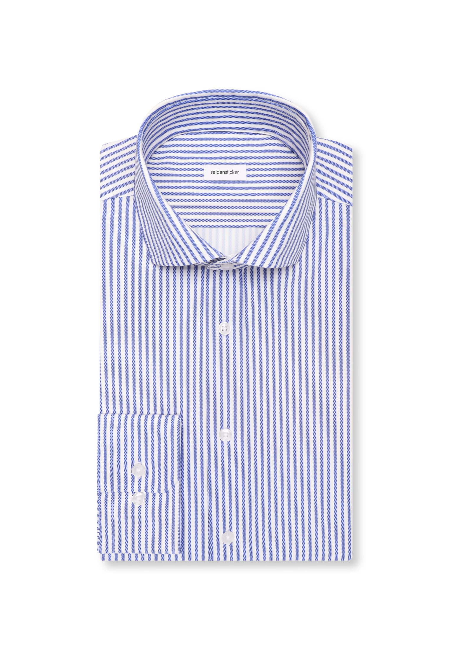 seidensticker Chemise d'affaires »Schwarze Rose« Slim 1/1 Kentkragen Druck