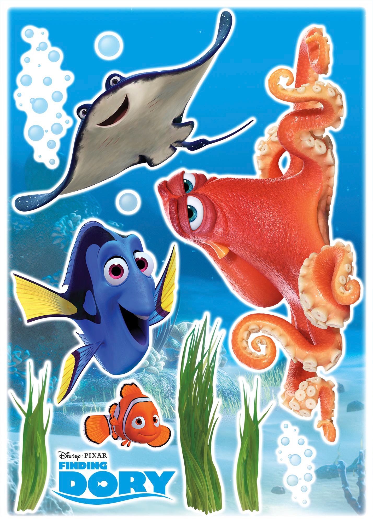 Image of Komar Wandtattoo »Dory and Friends«, (Set, 12 St.), selbstklebend, rückstandslos abziehbar bei Ackermann Versand Schweiz