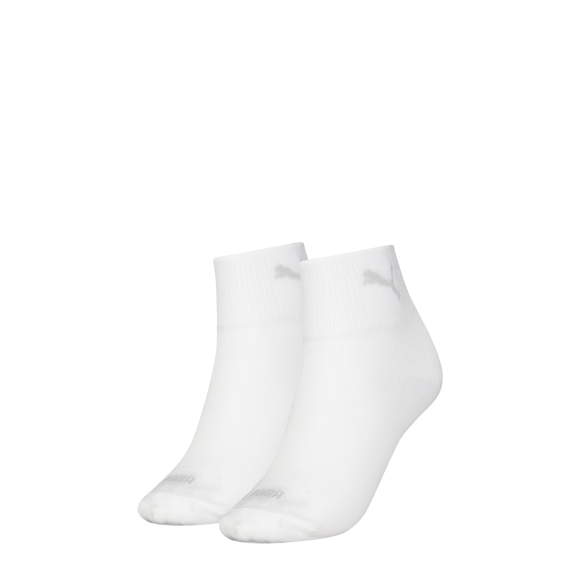 PUMA Chaussettes courtes »PUMA WOMEN QUARTER 2P« 2 Paar,  atmungsaktives Mesh zur Belüftung, um kühl und trocken zu bleiben