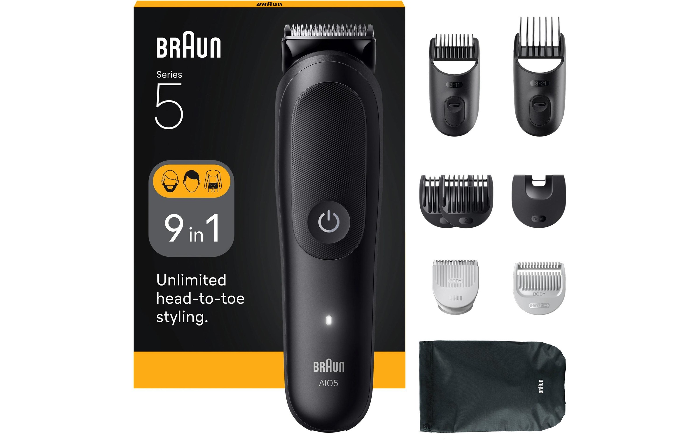 Braun Elektrorasierer »Series 5 All-In-One Styler AIO5540«