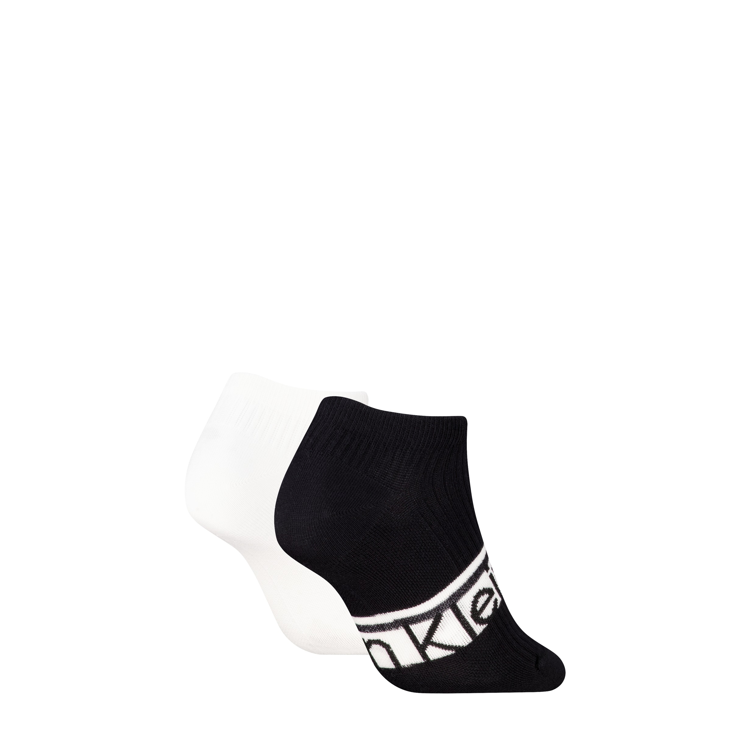 Calvin Klein Chaussettes de baskets »CK WOMEN SNEAKER LOGO STRIPE« 2 paires,  avec inscription logo, mélange coton
