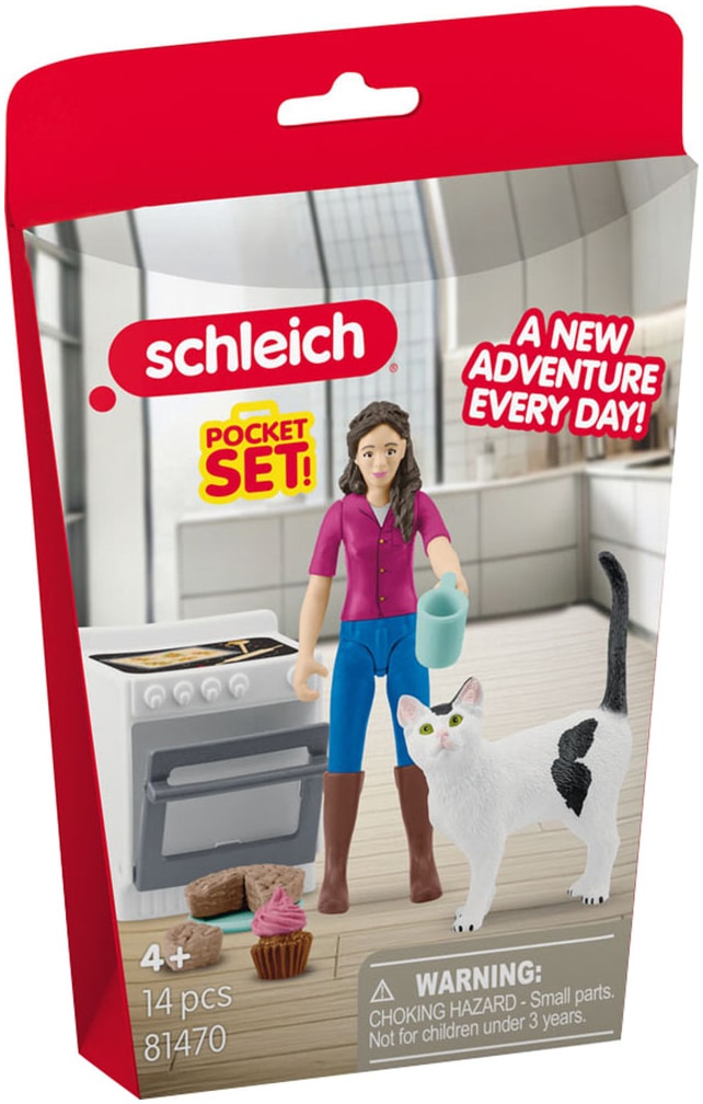 Schleich® Spielfigur »POCKET SET, Backnachmittag (81470)«