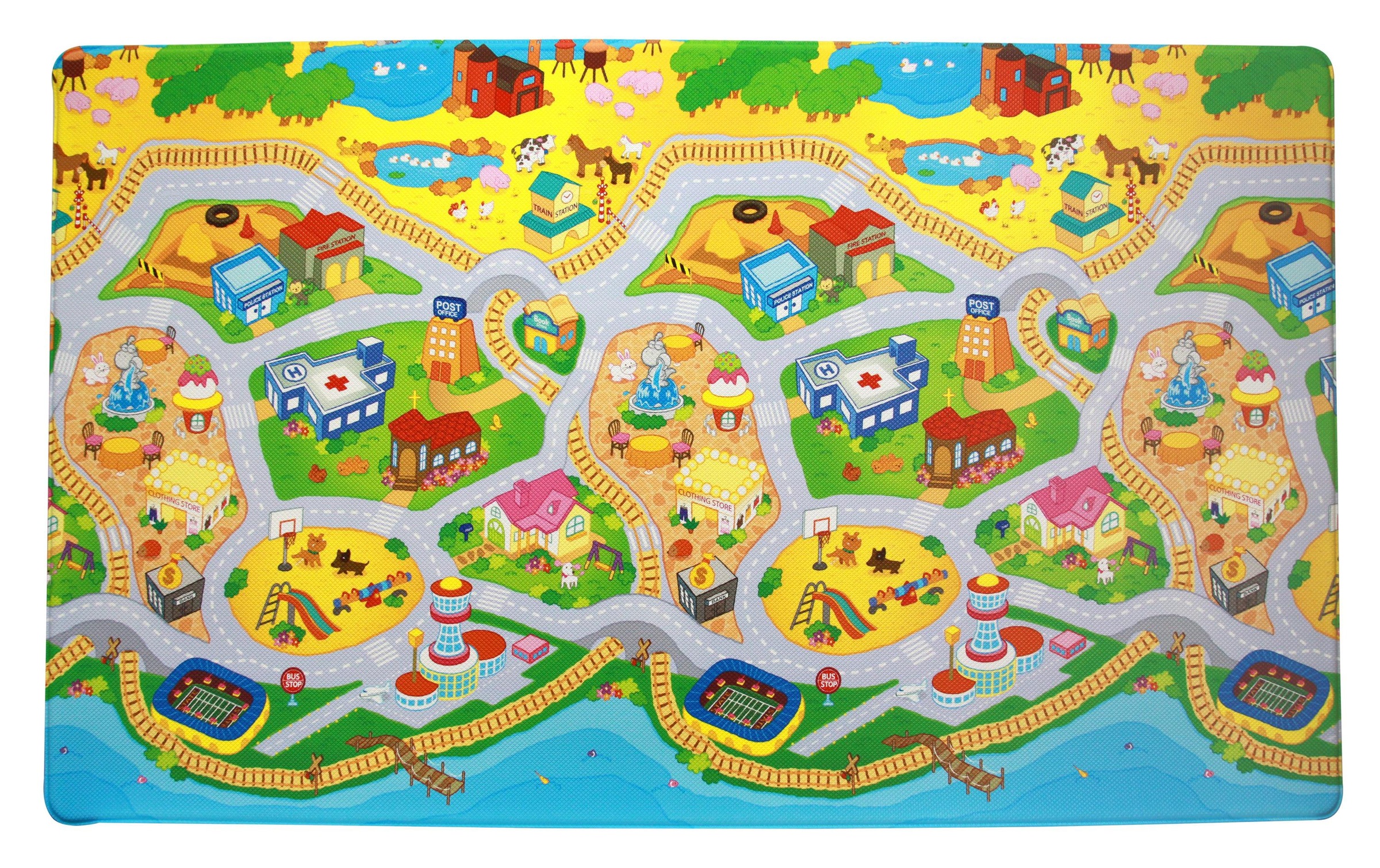 Dwinguler Spielmatte »Town, 230 x 140 cm«
