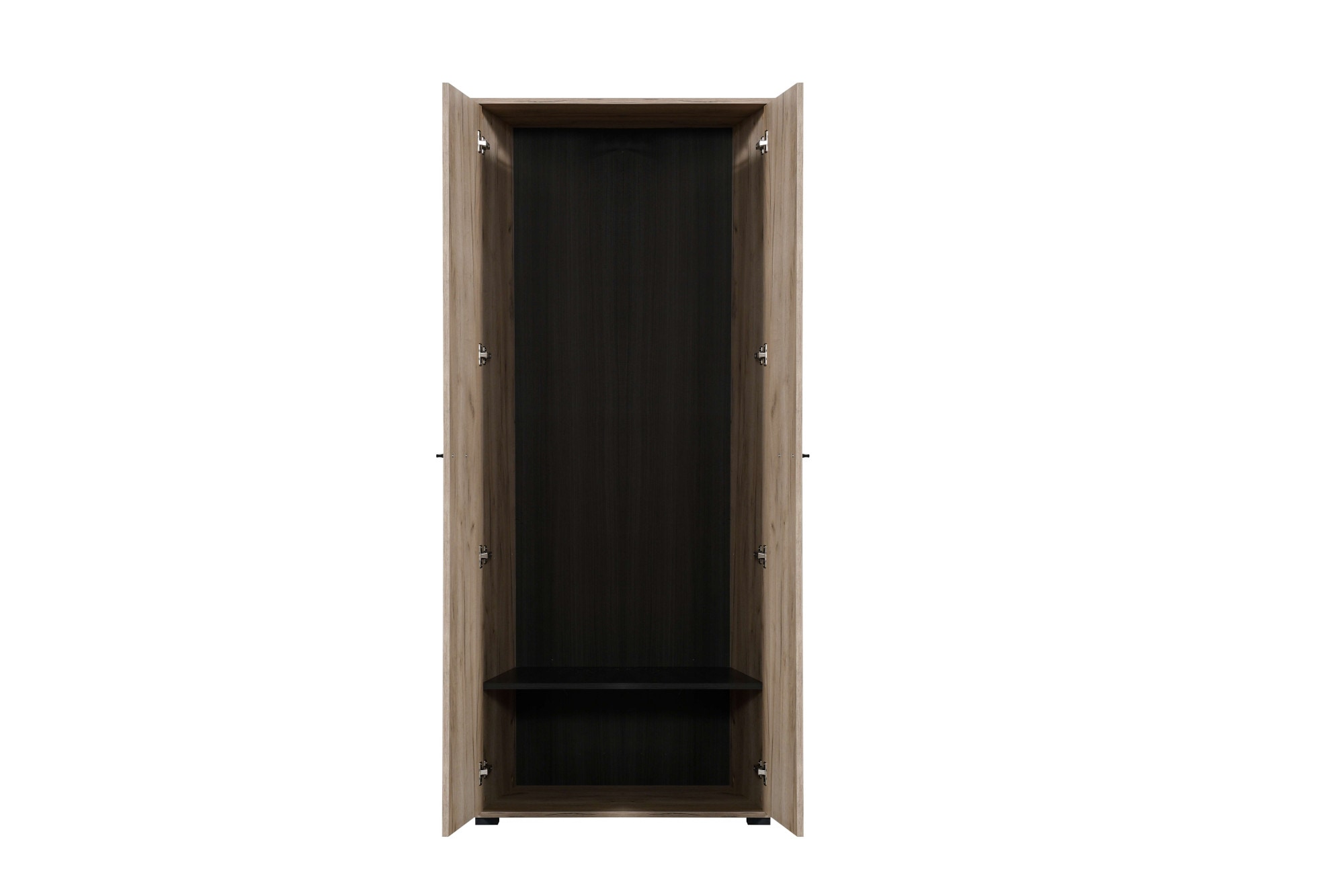 Home affaire Armoire vestiaire »Lorca Drehtürenschrank, Dielenschrank , Flurschrank, Mehrzweckschrank« Design moderne effet chêne avec chants ABS, 2 portes