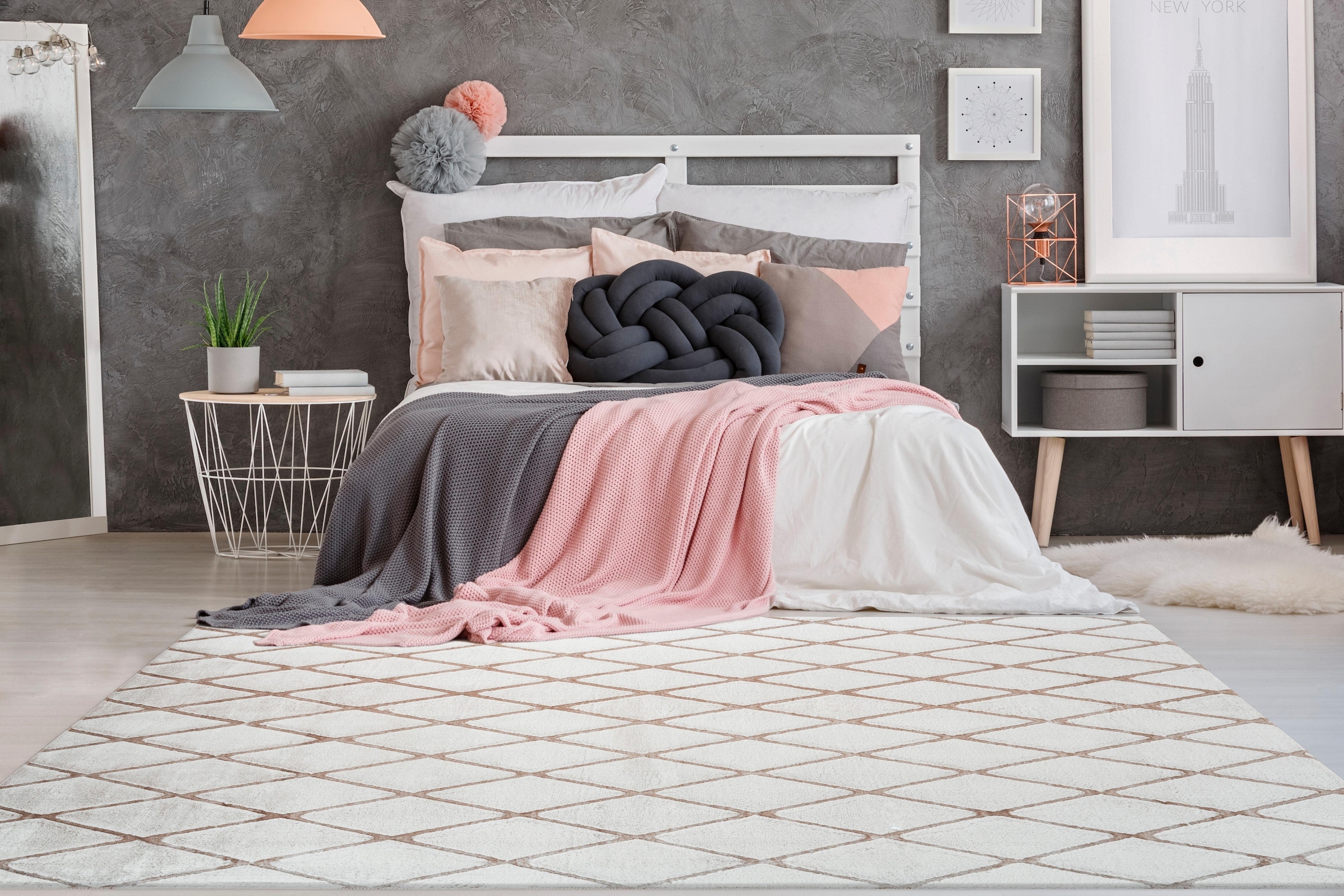 me gusta Tapis »Vivica 200« Rectangulaire 20 mm Höhe particulièrement doux grâce à la microfibre, salon