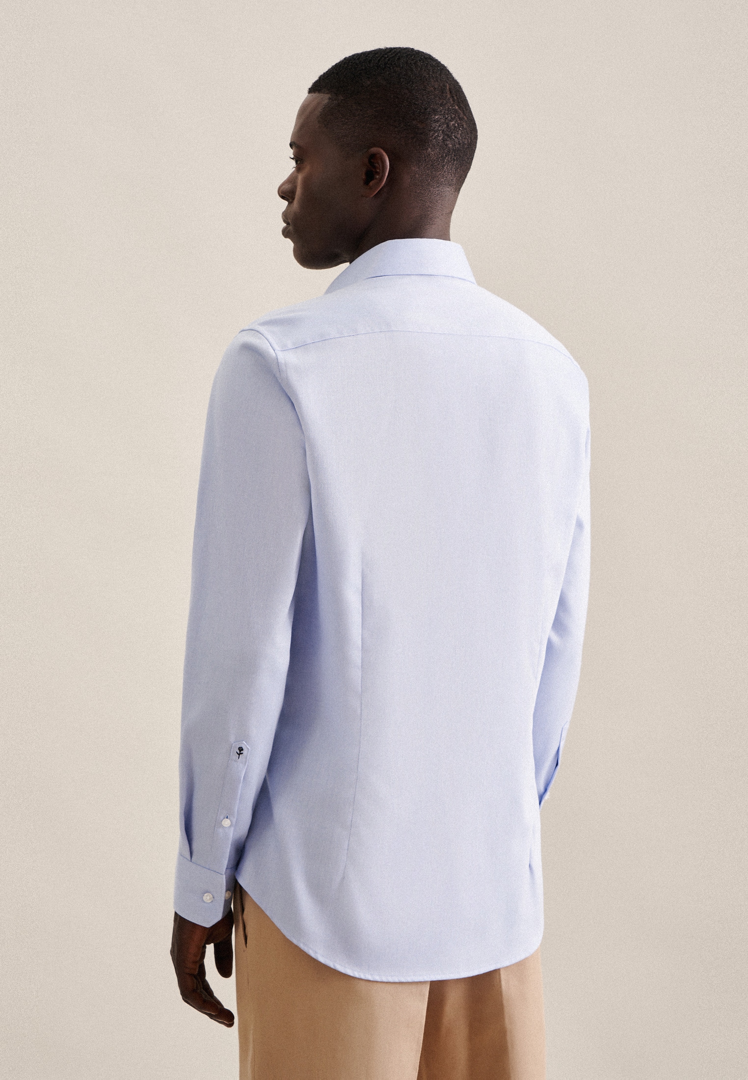 seidensticker Chemise d'affaires »Schwarze Rose« X-Slim 1/1 Extra lang Kentkragen Uni