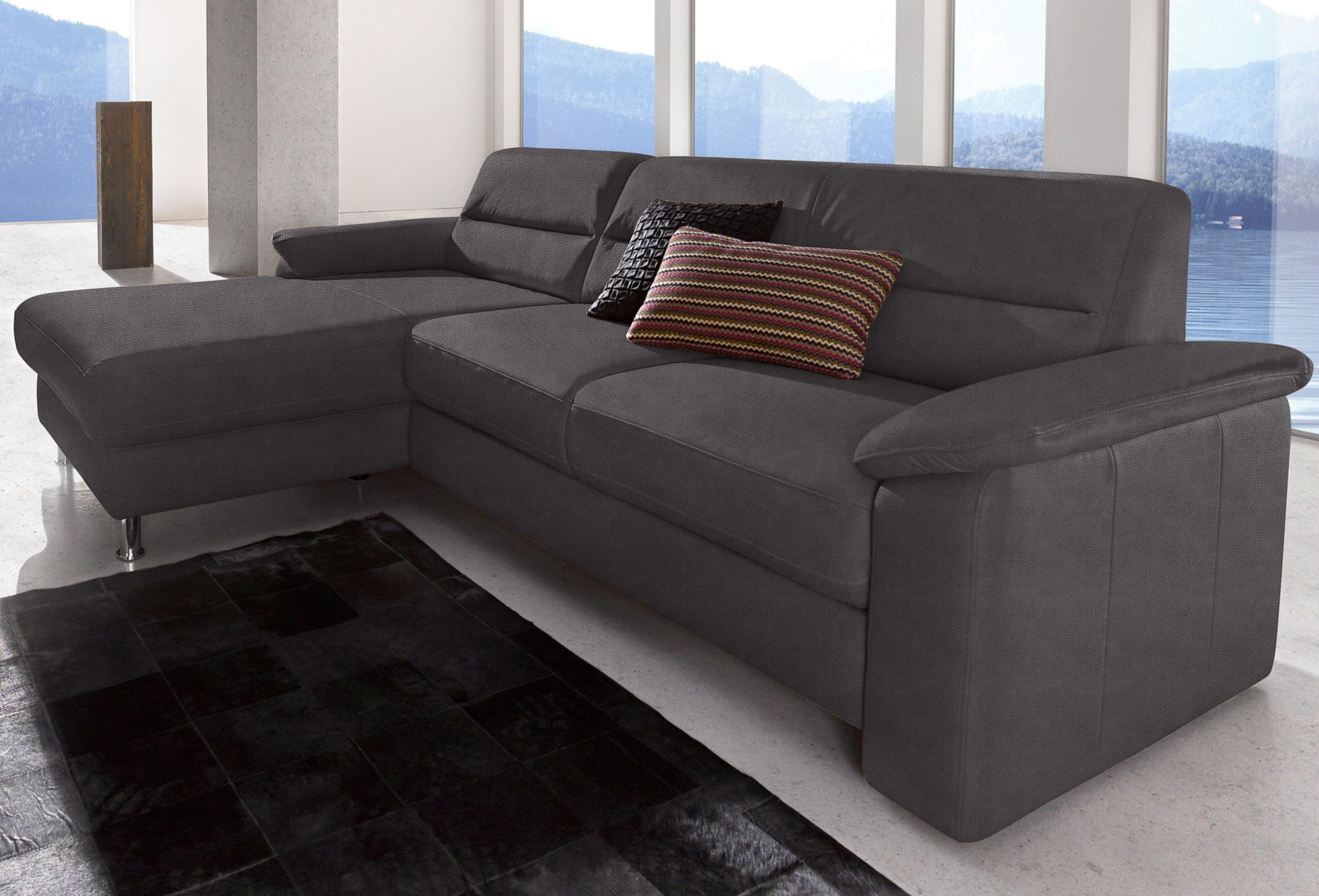 sit&more Ecksofa »Top Ascara L-Form« inklusive Boxspring/Federkern-Polsterung, komfortablem Federkern