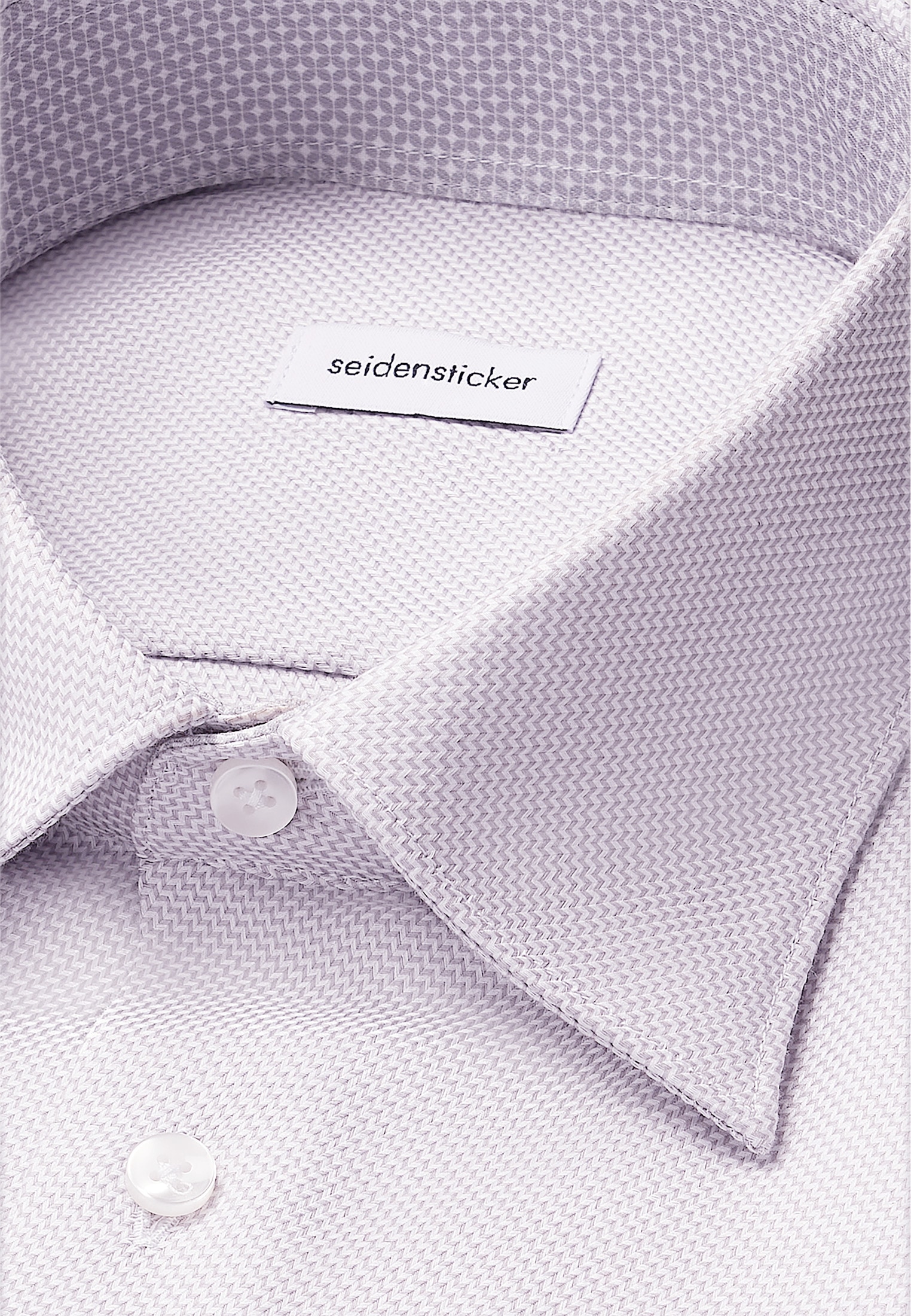 seidensticker Businesshemd »Schwarze Rose« Slim 1/1 Covered-Button-Down-Kragen Struktur