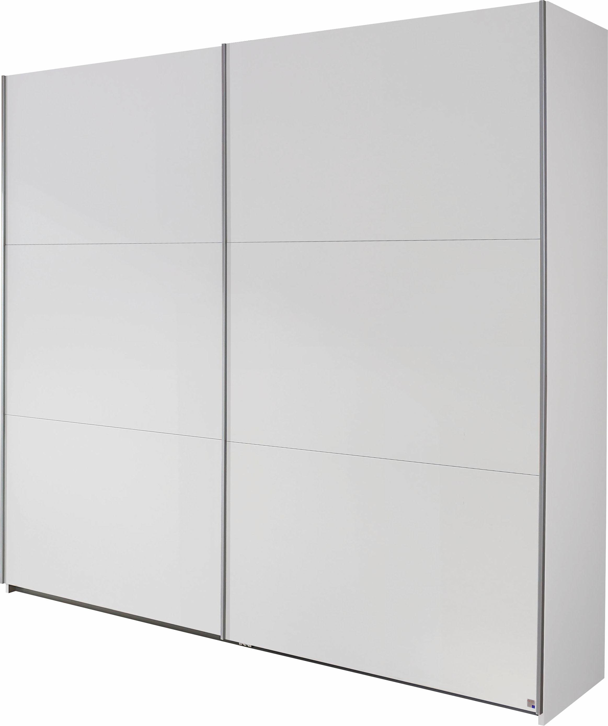 Image of rauch Schwebetürenschrank "Kleiderschrank Schrank Garderobe Wäscheschrank Schlafzimmer BORBA" Breiten 218/260 cm, Höhe 210 cm, optional mit Absetzung in Graumetallic MADE IN GERMANY