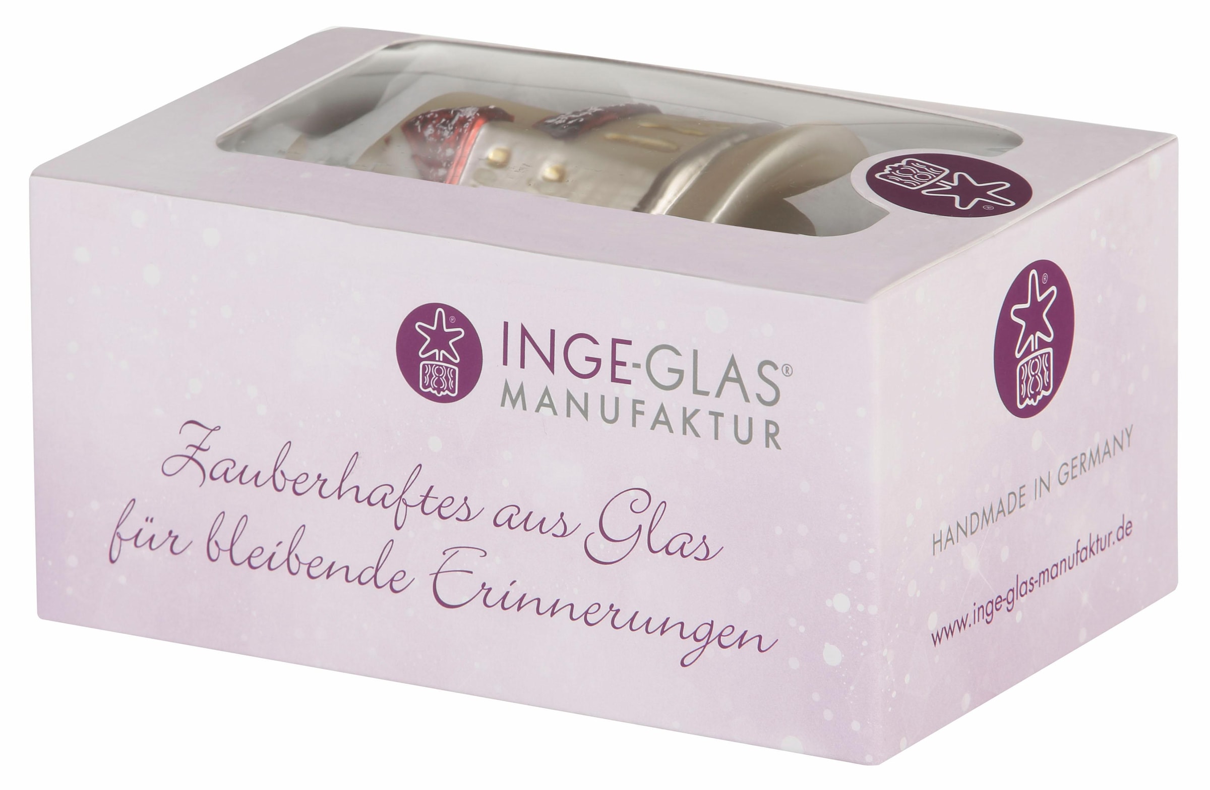 INGE-GLAS® Décorations pour l'arbre de Noël »Kirchenglocke« soufflé bouche