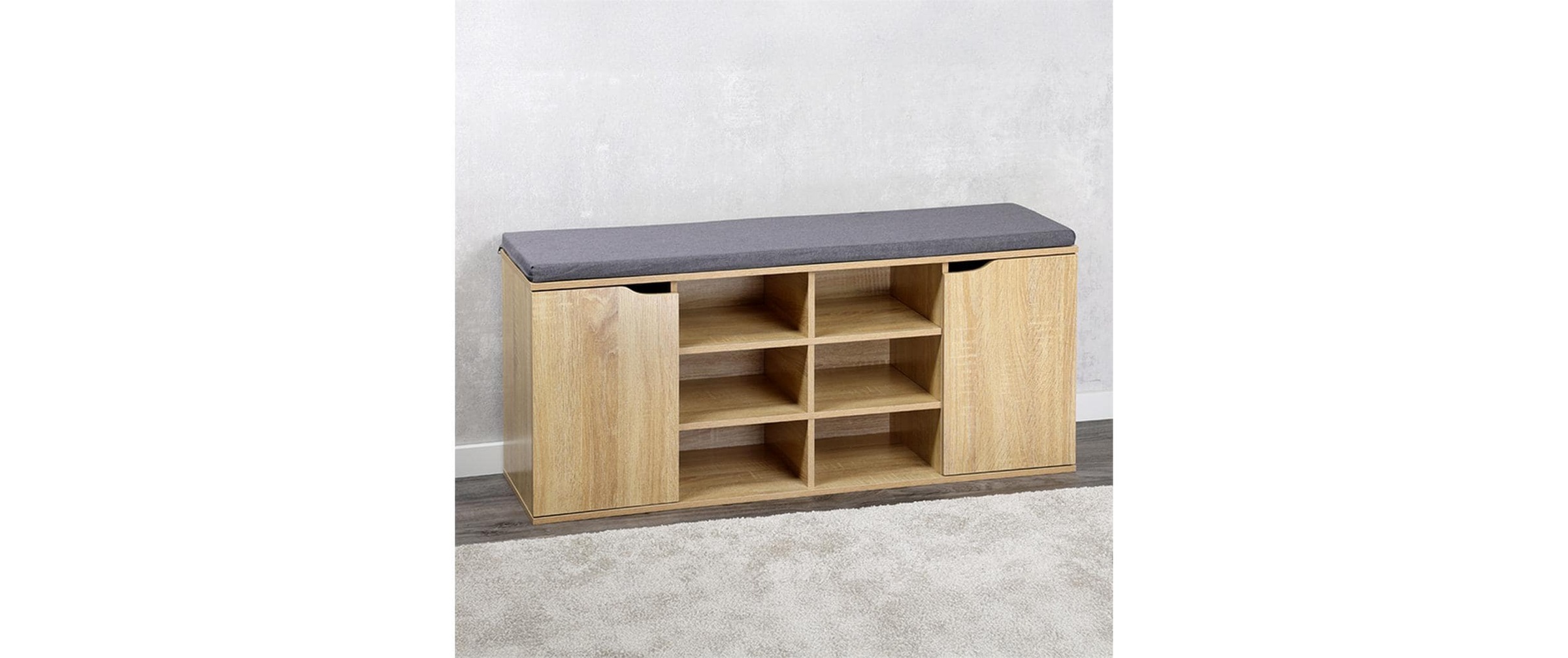 KESPER® Schuhregal »Kesper Schuhregal 103 x 48 cm, Keine Angabe/Beige/Braun«
