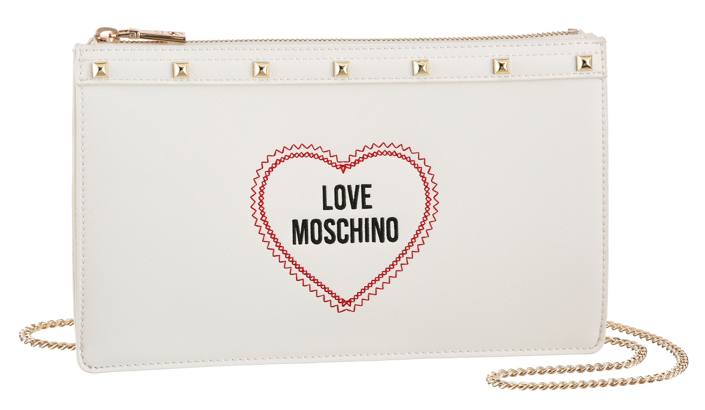 LOVE MOSCHINO Clutch, mit Herz Applikation kaufen