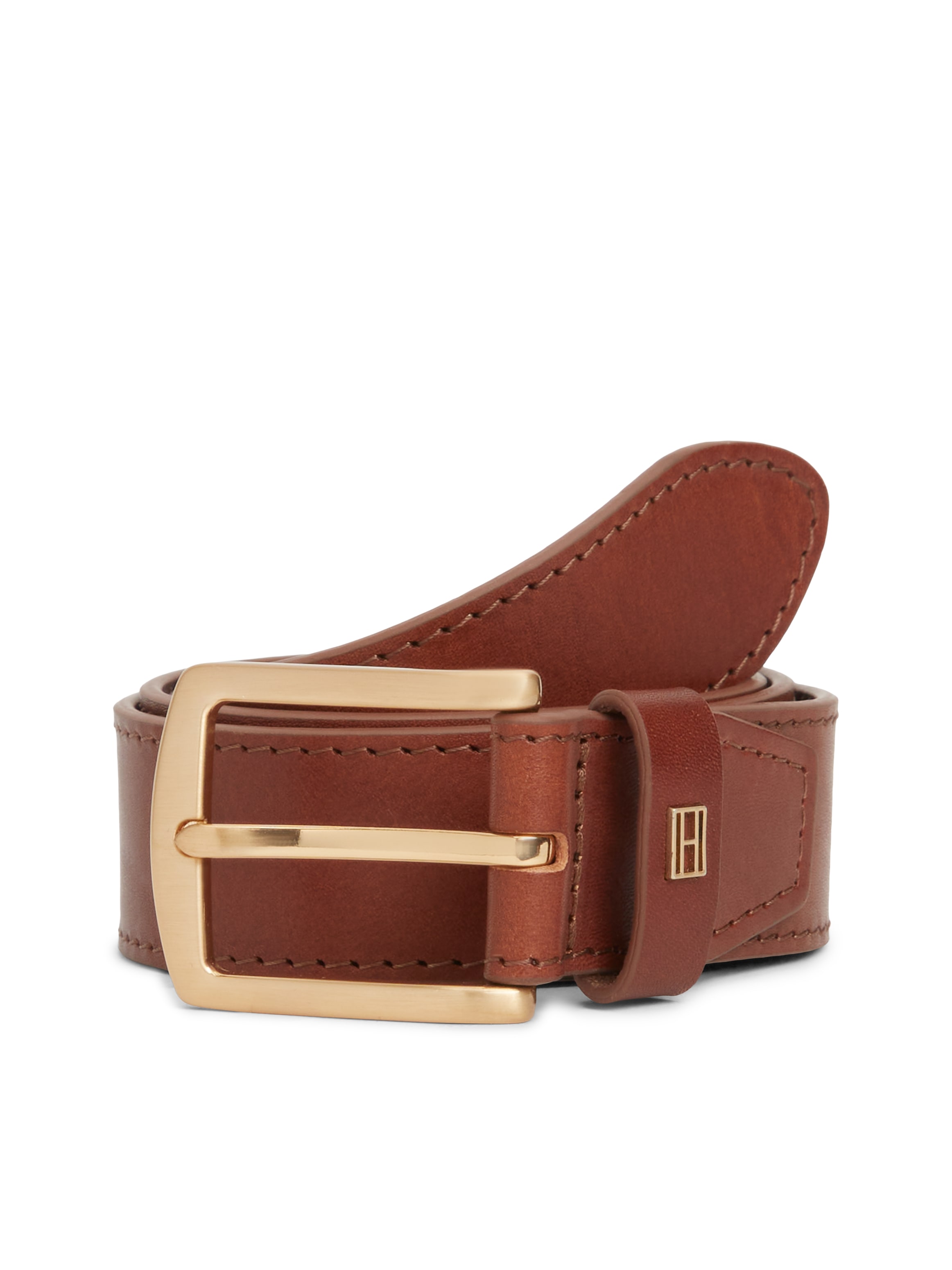 Image of Tommy Hilfiger Ledergürtel "DENTON ELEVATED 3.5 cm breit" mit glattem Finish