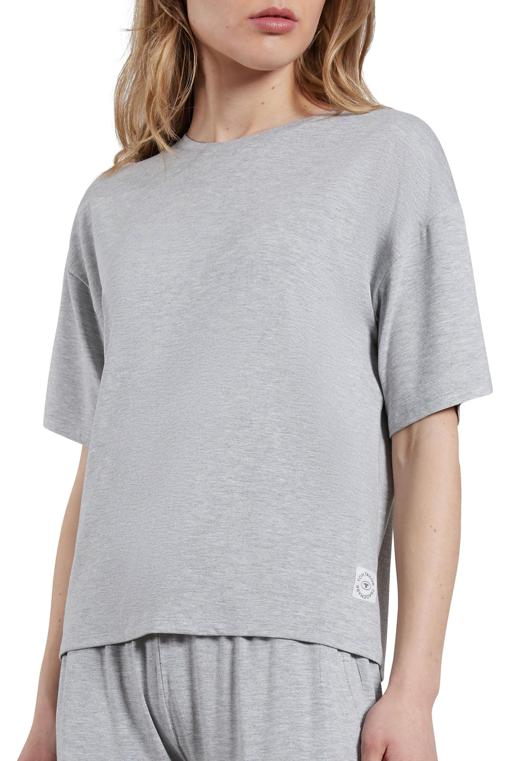 Image of TOM TAILOR Unterziehshirt "Manila" Kurzarm, Rundhalsausschnitt, Viskosemix, kühlend, locker, basic