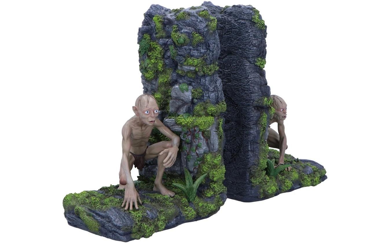 NEMESIS NOW Figurine de merchandising »Herr der Ringe Gollum & Smeagol« Offiziell lizenzierte, handbemalte Buchstützen