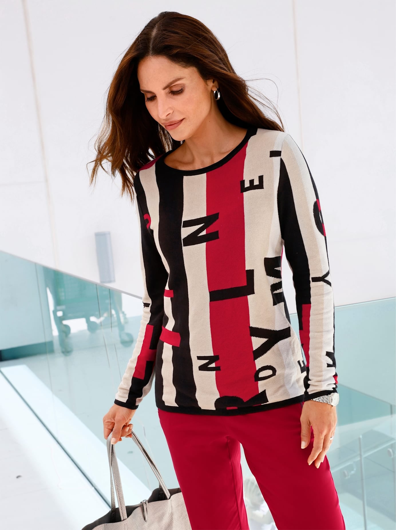 Image of Inspirationen Strickpullover "Jacquard-Pullover"