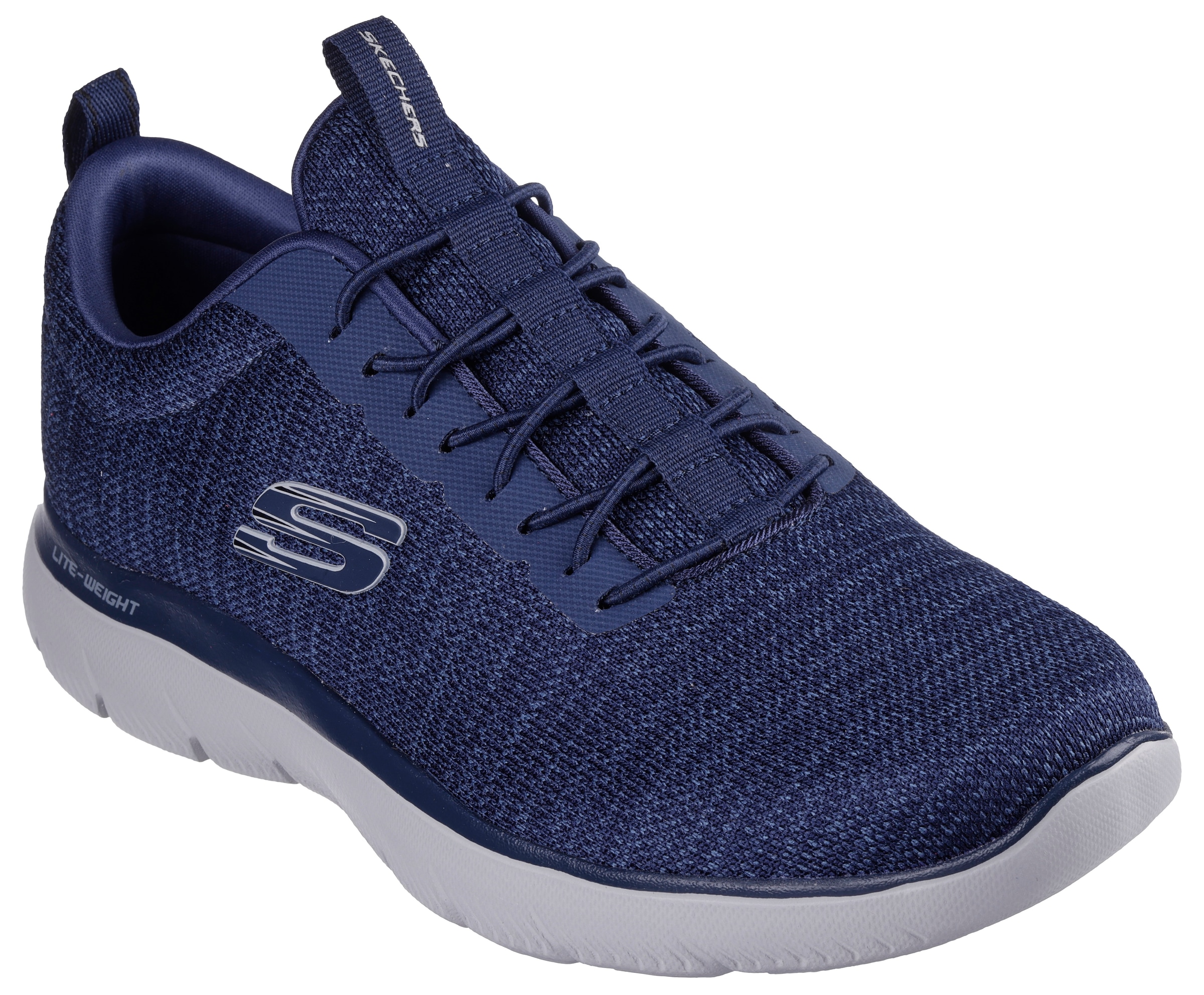 Skechers Baskets slip-on »SUMMITS-«  , Slipper, Freizeitschuh, Halbschuh mit Elastic Schnürsenkel