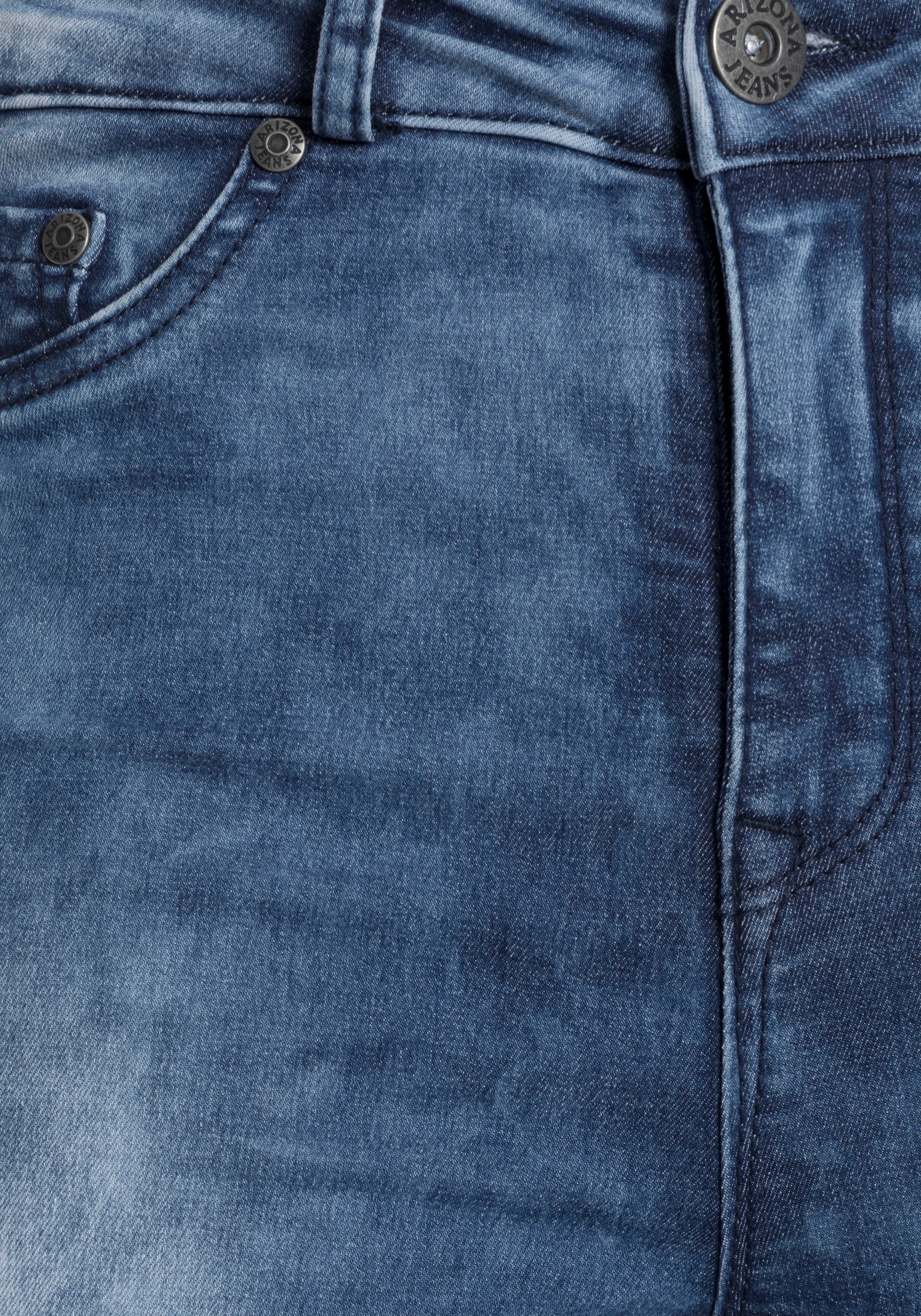♕ Arizona Skinny-fit-Jeans »Ultra Stretch moon washed«, Moonwashed Jeans  versandkostenfrei bestellen