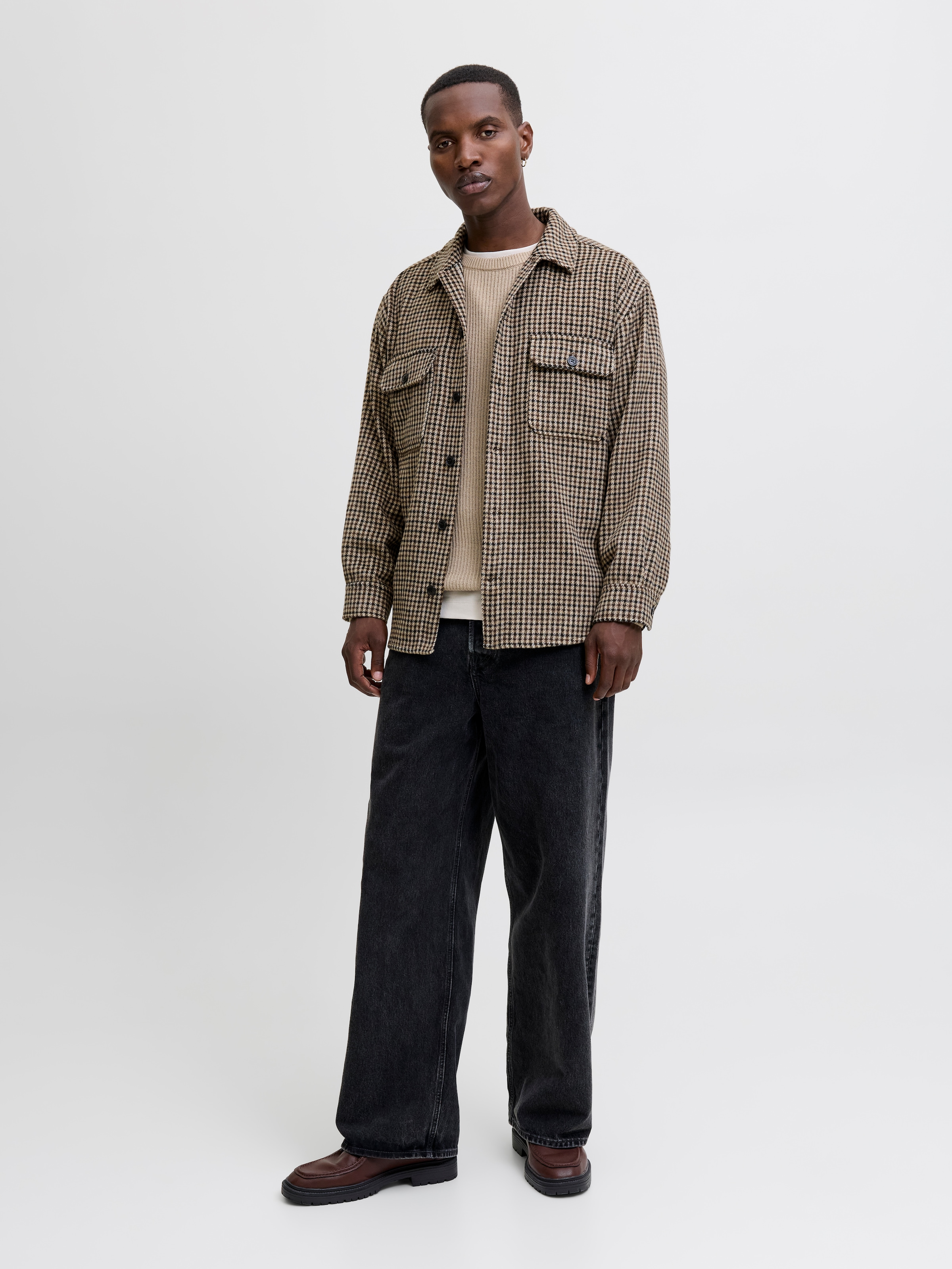 Jack & Jones Langarmhemd »JJEBRADLEY OLLIE OVERSHIRT LS NOOS«, mit Brusttaschen