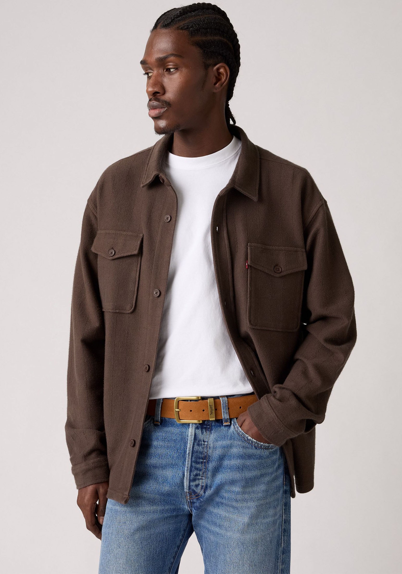 Levi's® Ledergürtel »METAL TWO HORSE KEEPER BELT«, mit Metallschliesse