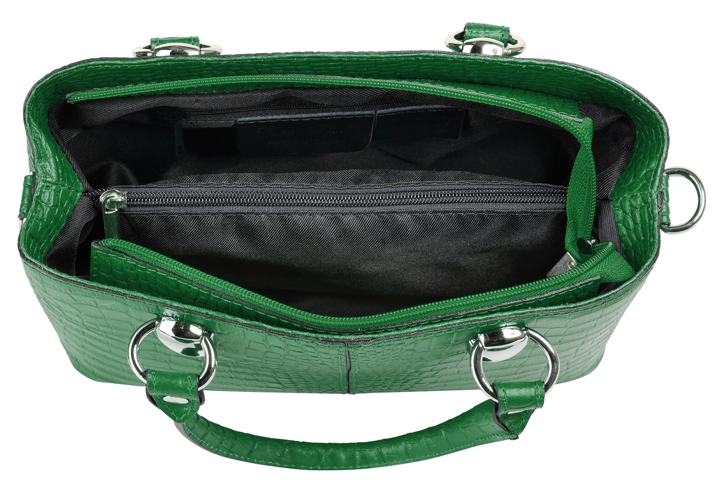 Cluty Umhängetasche echt Leder, Made in Italy