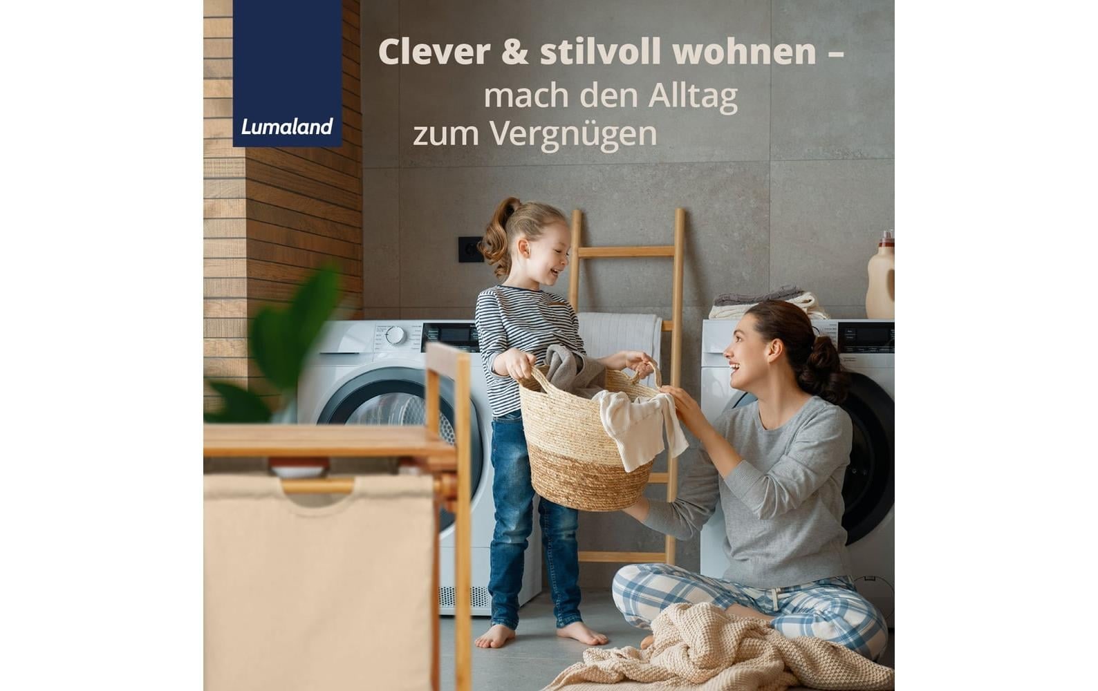 Lumaland Panier à linge »Bambus 30 l«