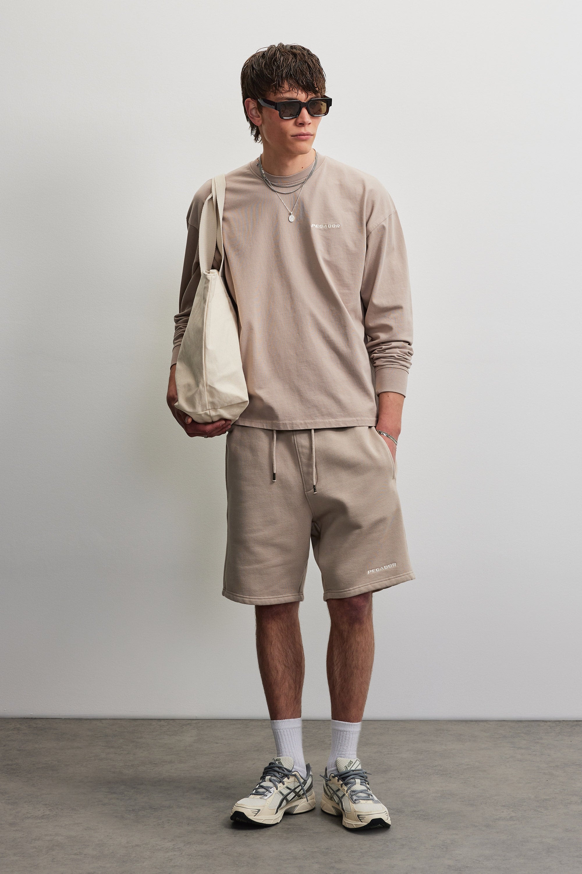 PEGADOR Sweatshorts »LOGO HEAVY SWEAT SHORTS«  Baumwollmischung, regular fit
