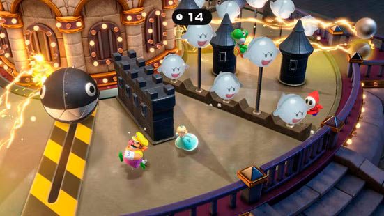 Nintendo Switch Set de consoles »OLED weiss + Mario Party Jamboree« 64 Go