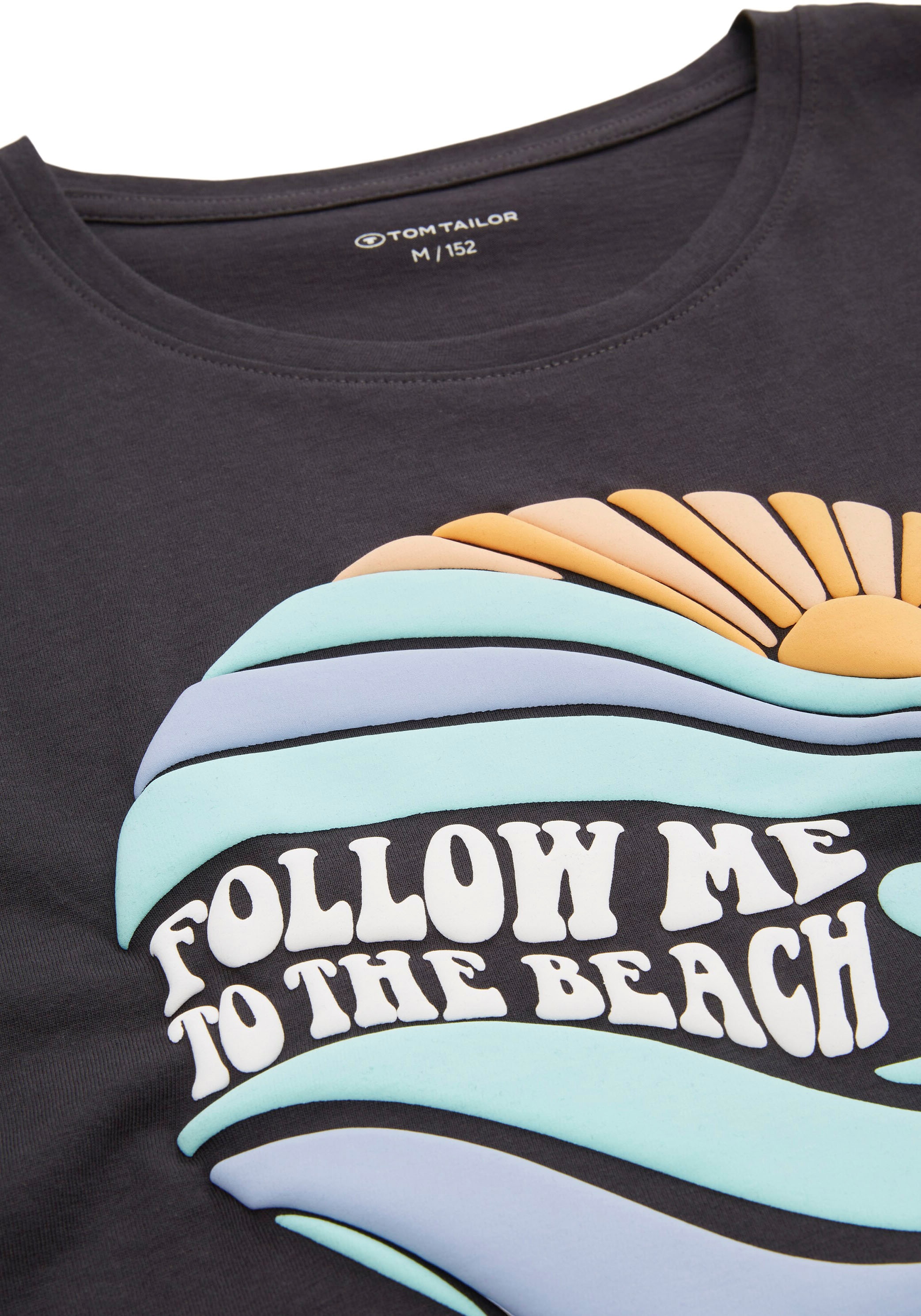 ✌ TOM TAILOR T-Shirt, mit en Motiven ligne Acheter sommerlichen