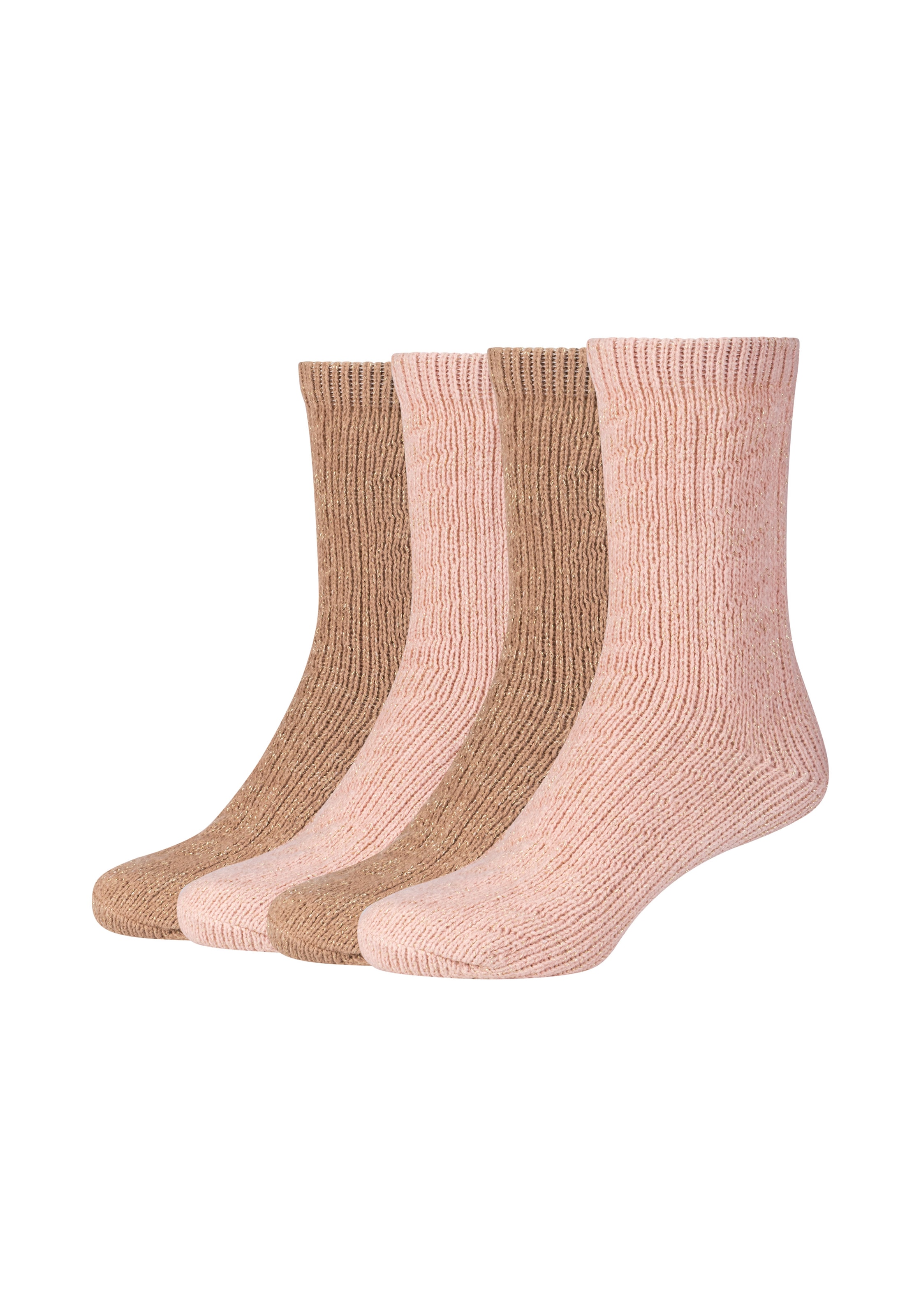 Image of s.Oliver Socken "warm & cozy" 4 Paar tlg. mit Zopfmuster